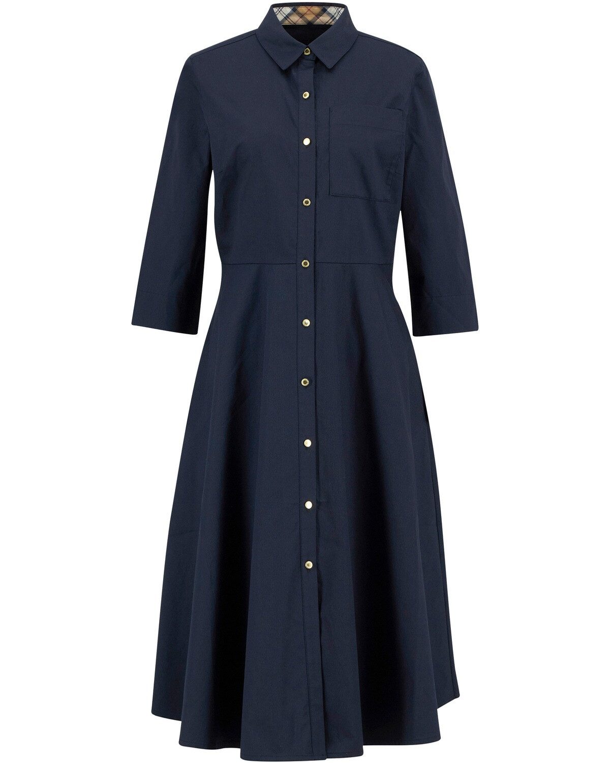 Barbour Hemdblusenkleid Kleid Saffron günstig online kaufen
