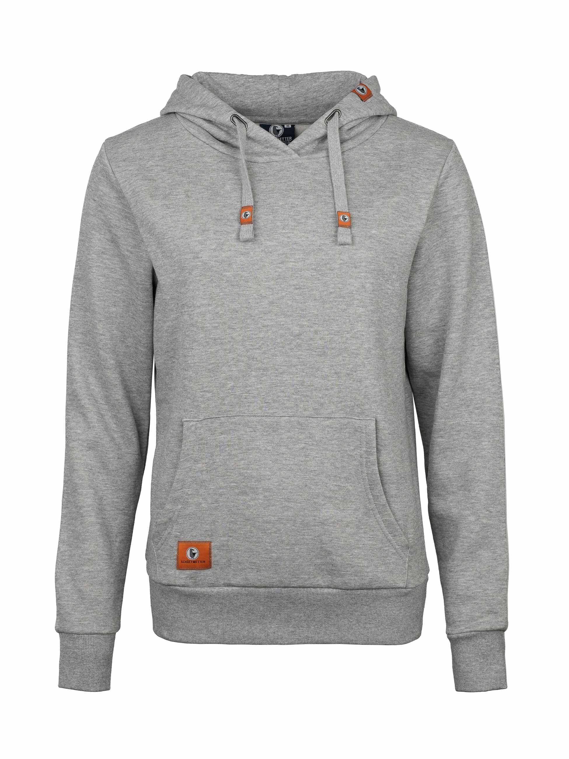 Schietwetter Kapuzenpullover Damen Hoodie "Maike" unifarben, günstig online kaufen
