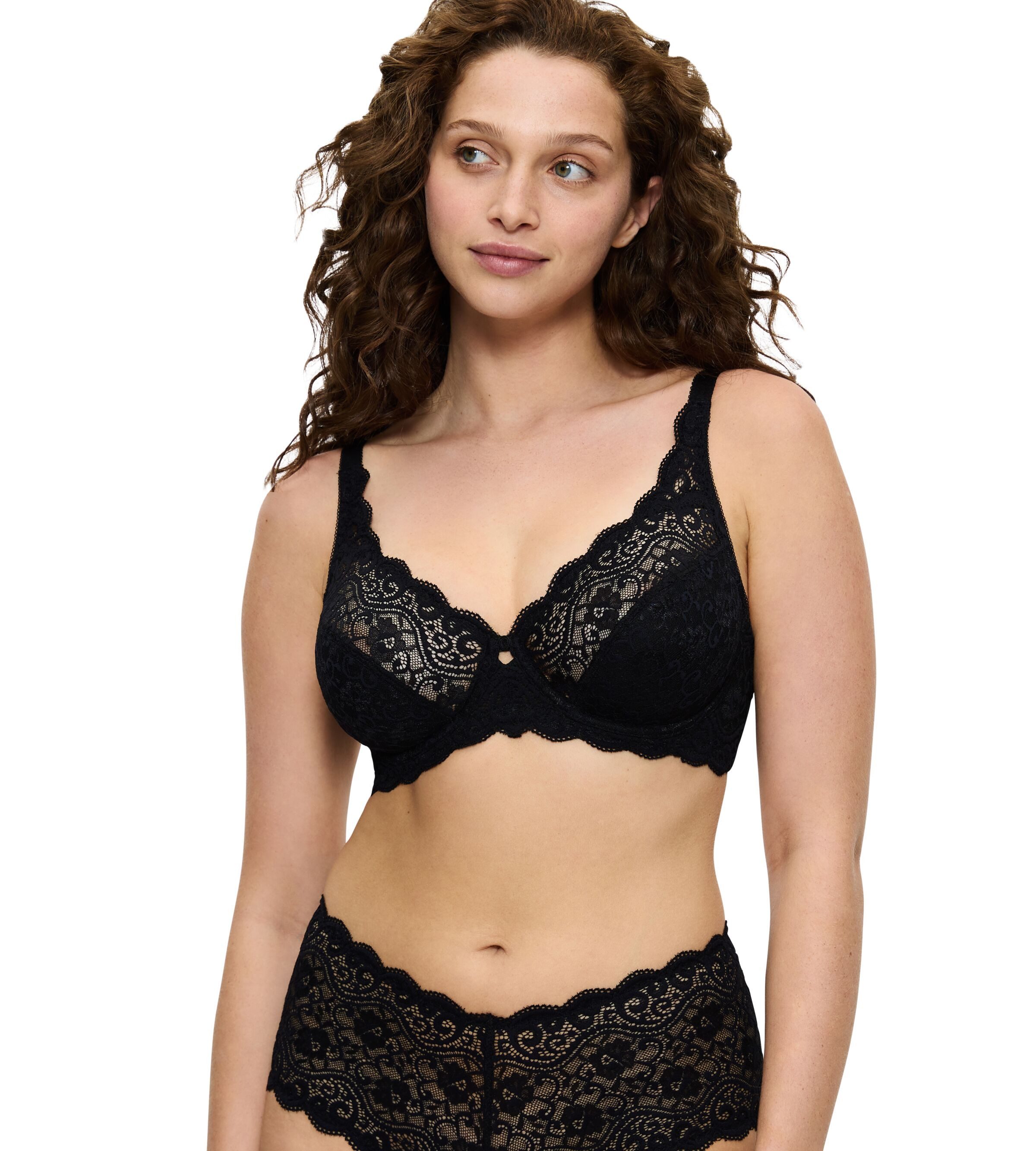 Triumph Bügel-BH Amourette Stretch-Spitze, mit weichen, elastischen Jacquard-Trägern