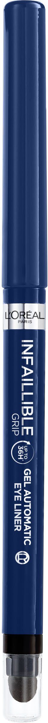 L'ORÉAL PARIS Eyeliner INFAILLIBLE AUTOMATIC GRIP EYELINER, für einen langanhaltenden Lidstrich und optimales verblenden