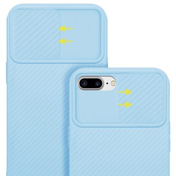 Cadorabo Handyhülle Apple iPhone 7 PLUS / 7S PLUS / 8 PLUS Apple iPhone 7 PLUS / 7S PLUS / 8 PLUS, Schutzhülle - TPU Silikon Hülle - mit Kameraschutz