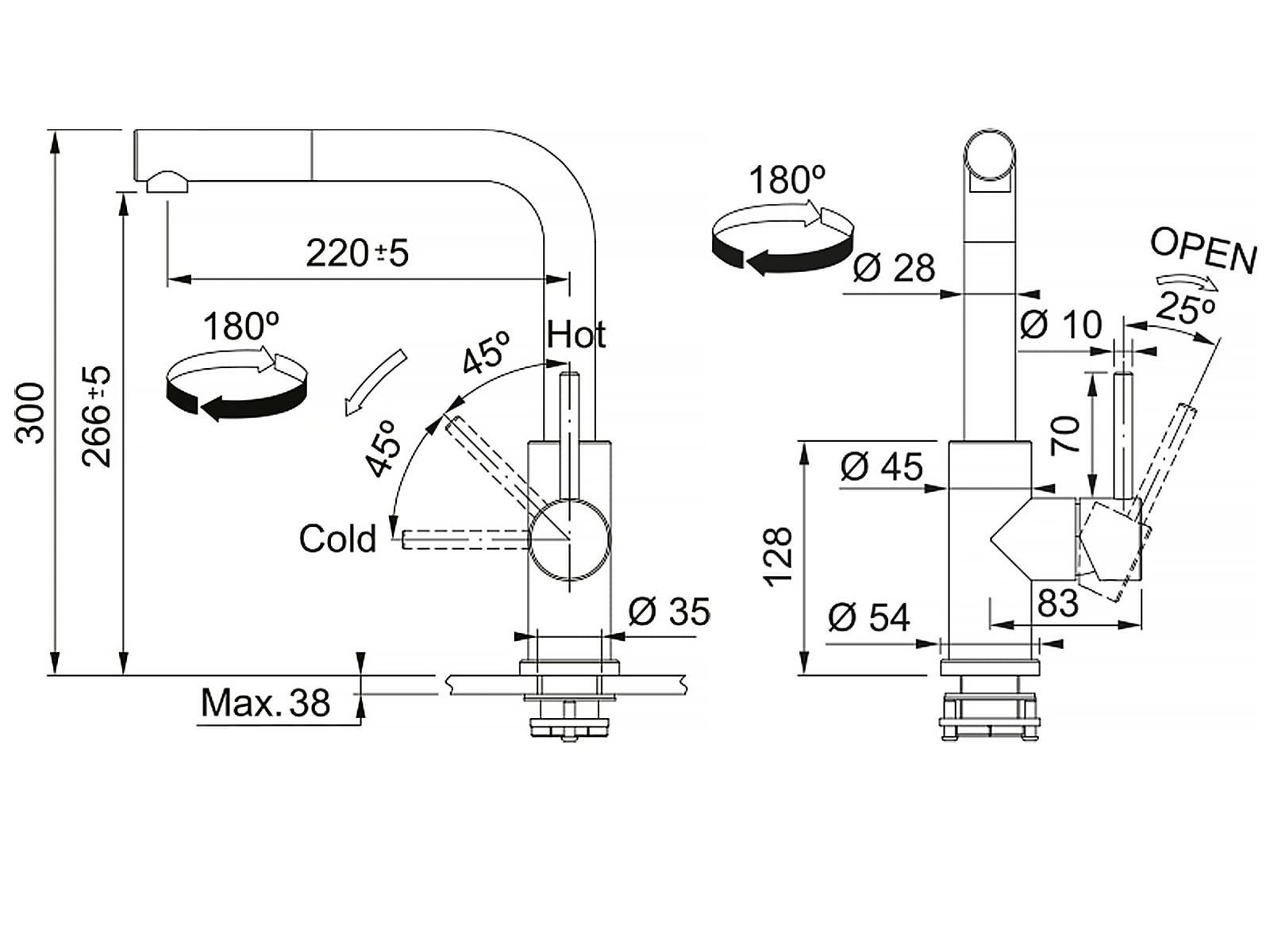 FRANKE Küchenarmatur (1-St) 115.0706.985