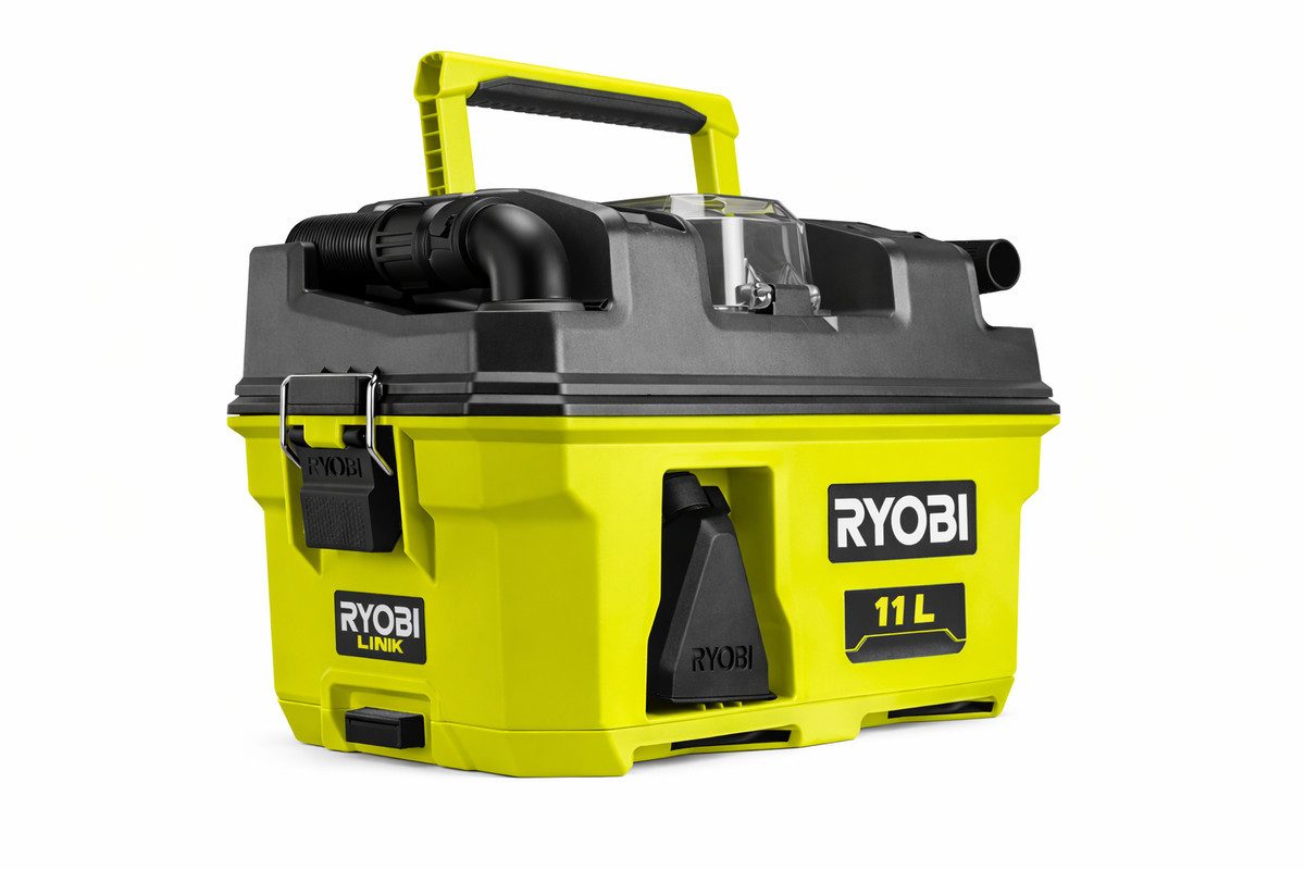 Ryobi Nass-Trocken-Akkusauger Ryobi Nass-Trockensauger 18V 11L mobil & praktisch ohne Akku