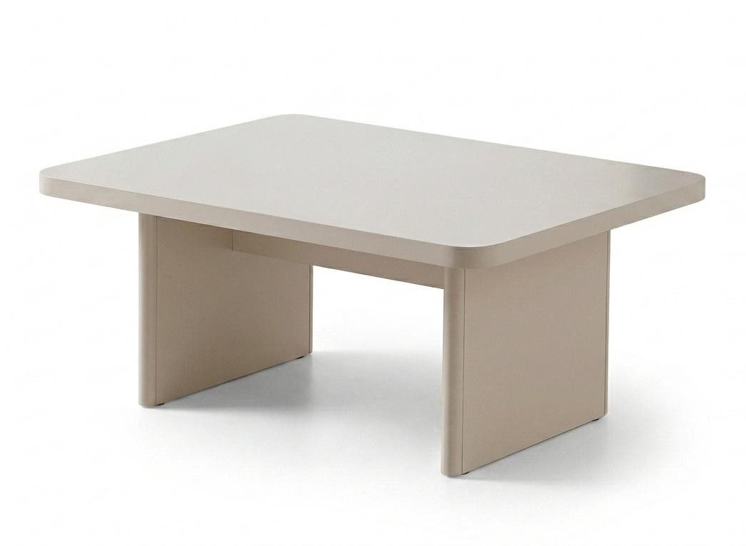JVmoebel Couchtisch Couchtisch Beige Modern Elegant Niedriger Tisch Stabil Geometrisch, Made in Europa