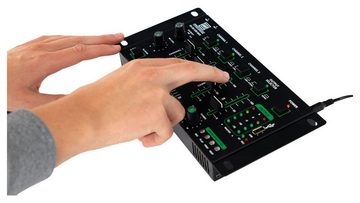 Pronomic DJ Controller DX-50 USB MKII 4-Kanal DJ-Mixer mit Bluetooth, (Talkover-Funktion), USB/MP3/Bluetooth-Player mit Recording Funktion
