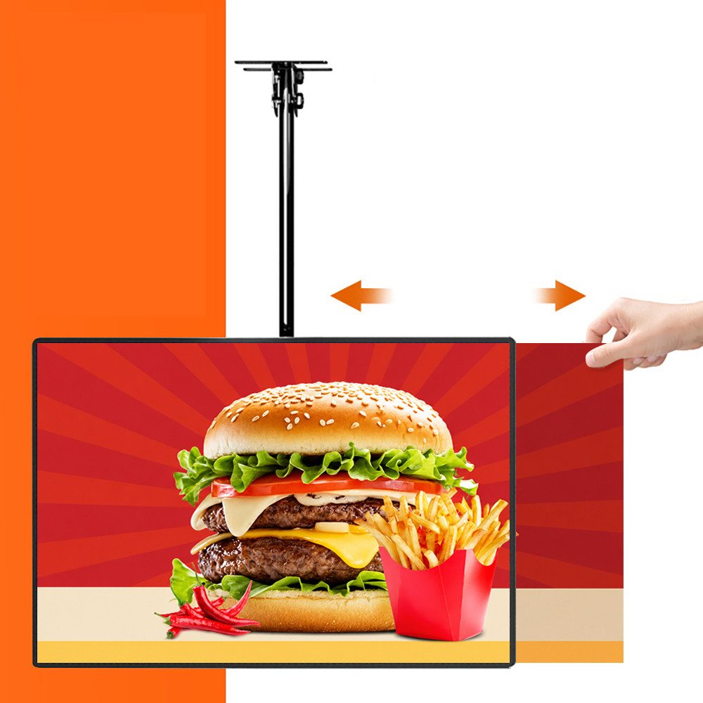 Muxing Tafel LED Menüboard hängend, Werbeschild beleuchtet Gastronomie, (1-tlg)