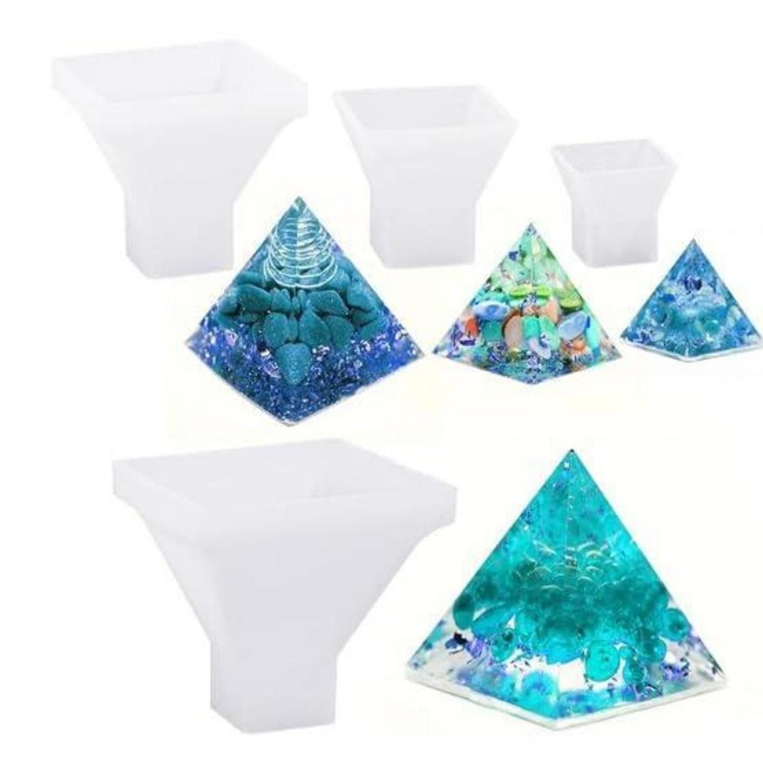 LuxusKollektion Silikonform Silikonform Pyramide 4er Set, (4-tlg)