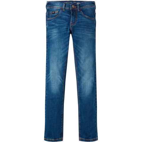 TOM TAILOR Slim-fit-Jeans mit Knopf- und Reißverschluss