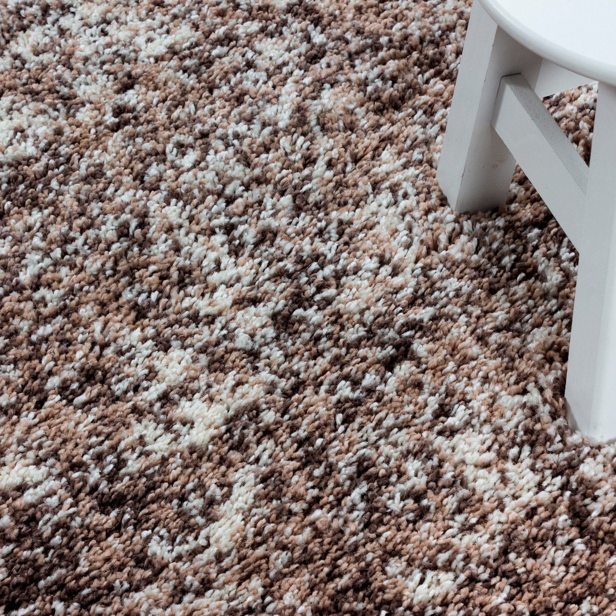 Ayyildiz Teppiche Hochflor-Teppich Enjoy Shaggy, rund, günstig online kaufen