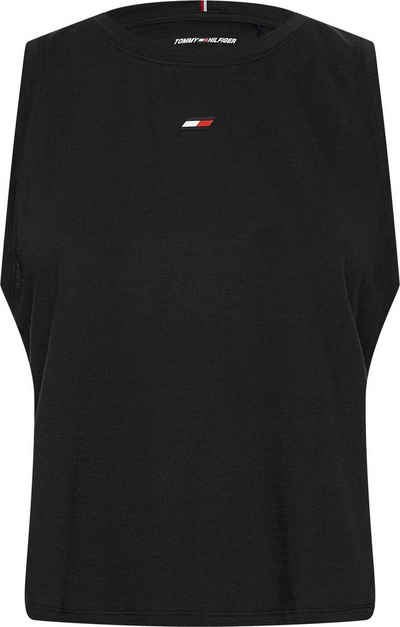 Tommy Hilfiger Sport Sporttop »PERFORMANCE MESH RACER TANK« mit Tommy Hilfiger Sport Logo-Flag