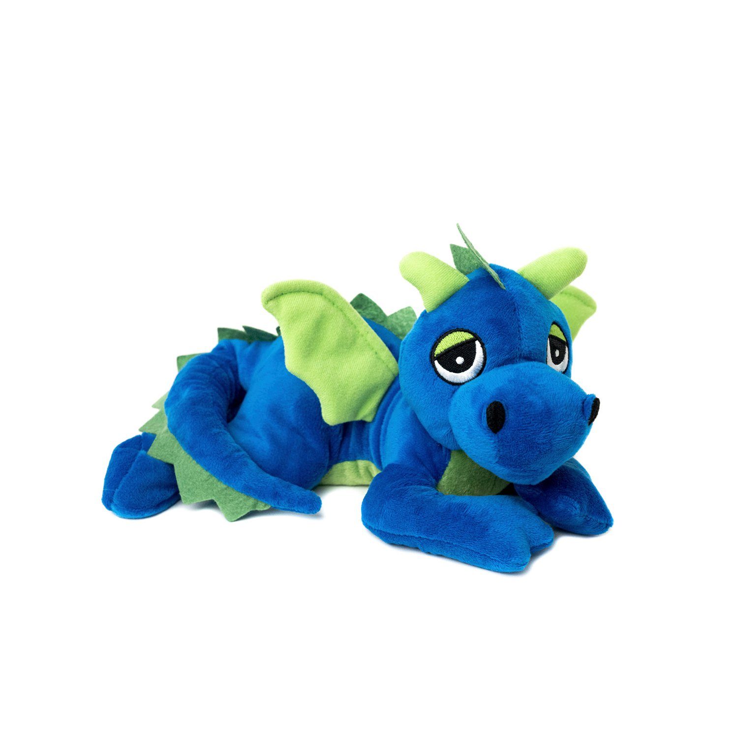 Habibi Plush Wärmekissen Habibi Wärmetier Glücksdrache royalblau Wärmflasche Mikrowelle/Ofen, (Wärmekuscheltier)
