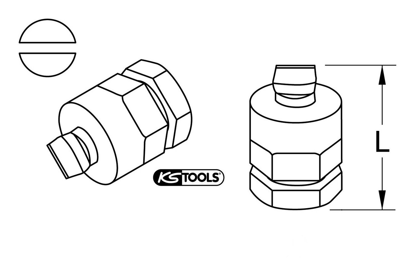 Thumbnail - KS Tools Schlitz-Bit, Micro, 4 mm