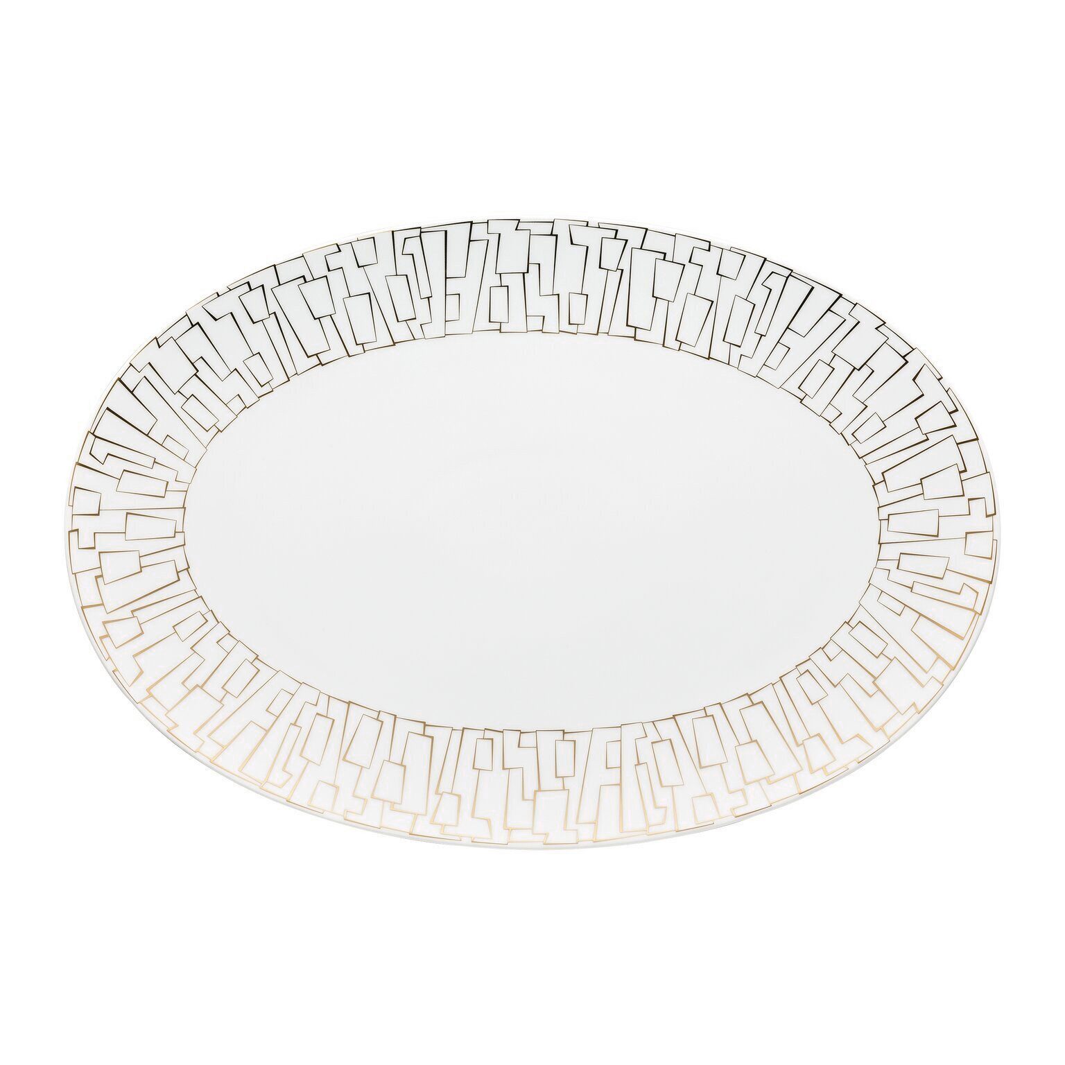 Rosenthal Servierplatte Rosenthal TAC Gropius Platte, Porzellan, Porzellan