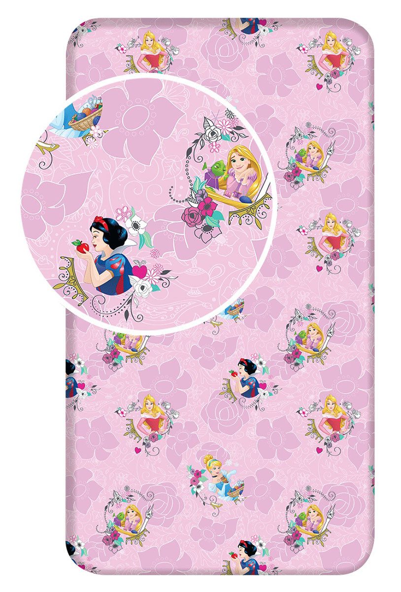 Disney Spannbettlaken Disney Minnie Maus + Schneewittchen Bettlaken 90x200cm 2er-Set, Renforcé, (2 Stück)