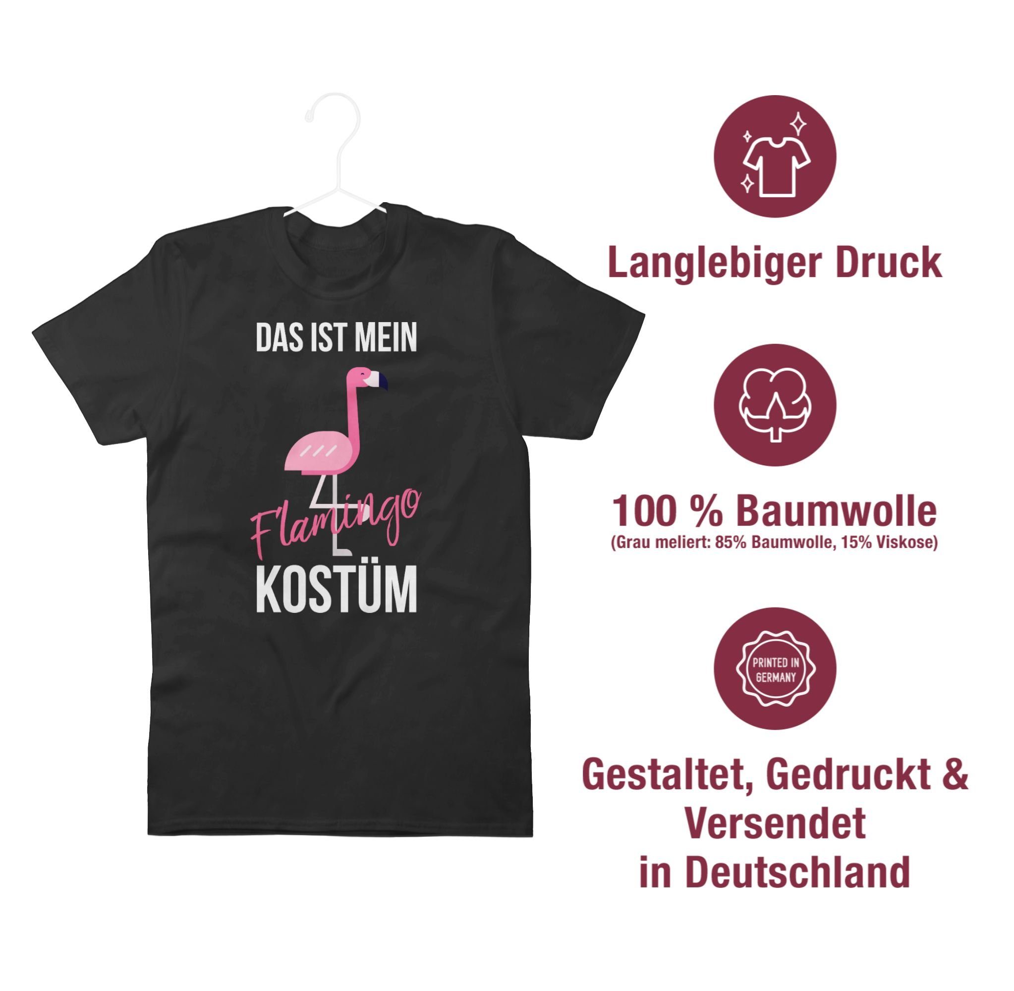 Shirtracer T-Shirt Das ist mein Flamingo Kostüm I Flamingokostüm lustig I Pink Flamingos Karneval & Fasching