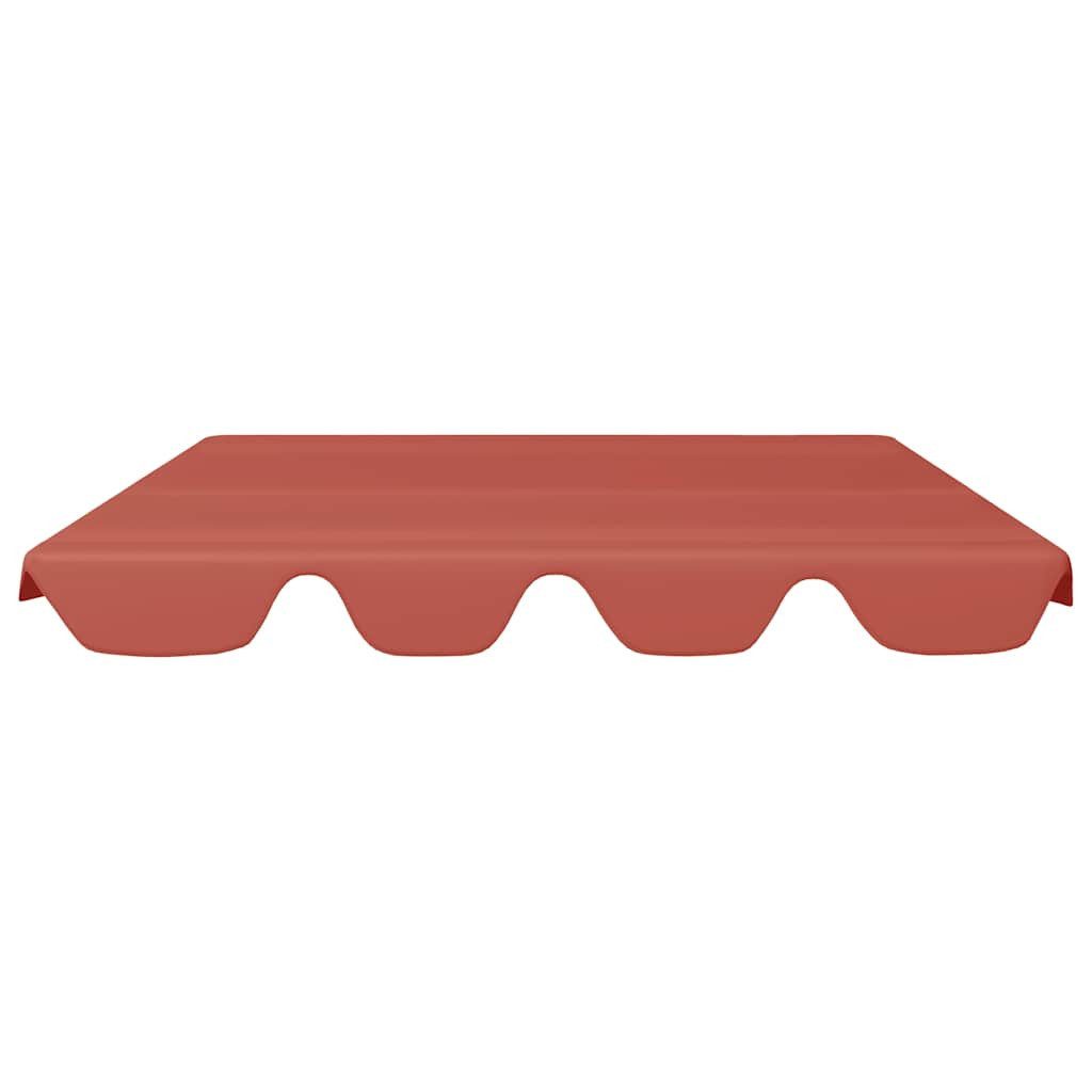 vidaXL Pavillon-Ersatzdach Ersatzdach für Hollywoodschaukel Terracotta günstig online kaufen