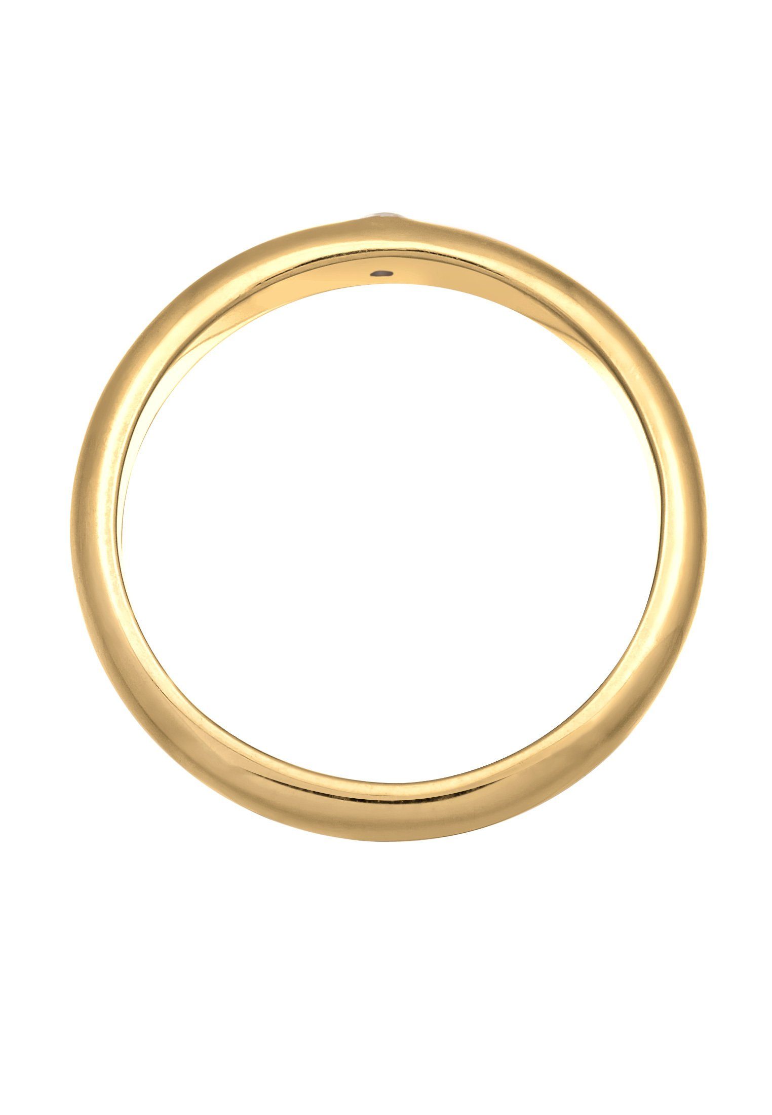 Elli DIAMONDS Verlobungsring 925 Sterling Silber Diamant ct 0.03 Verlobungsring