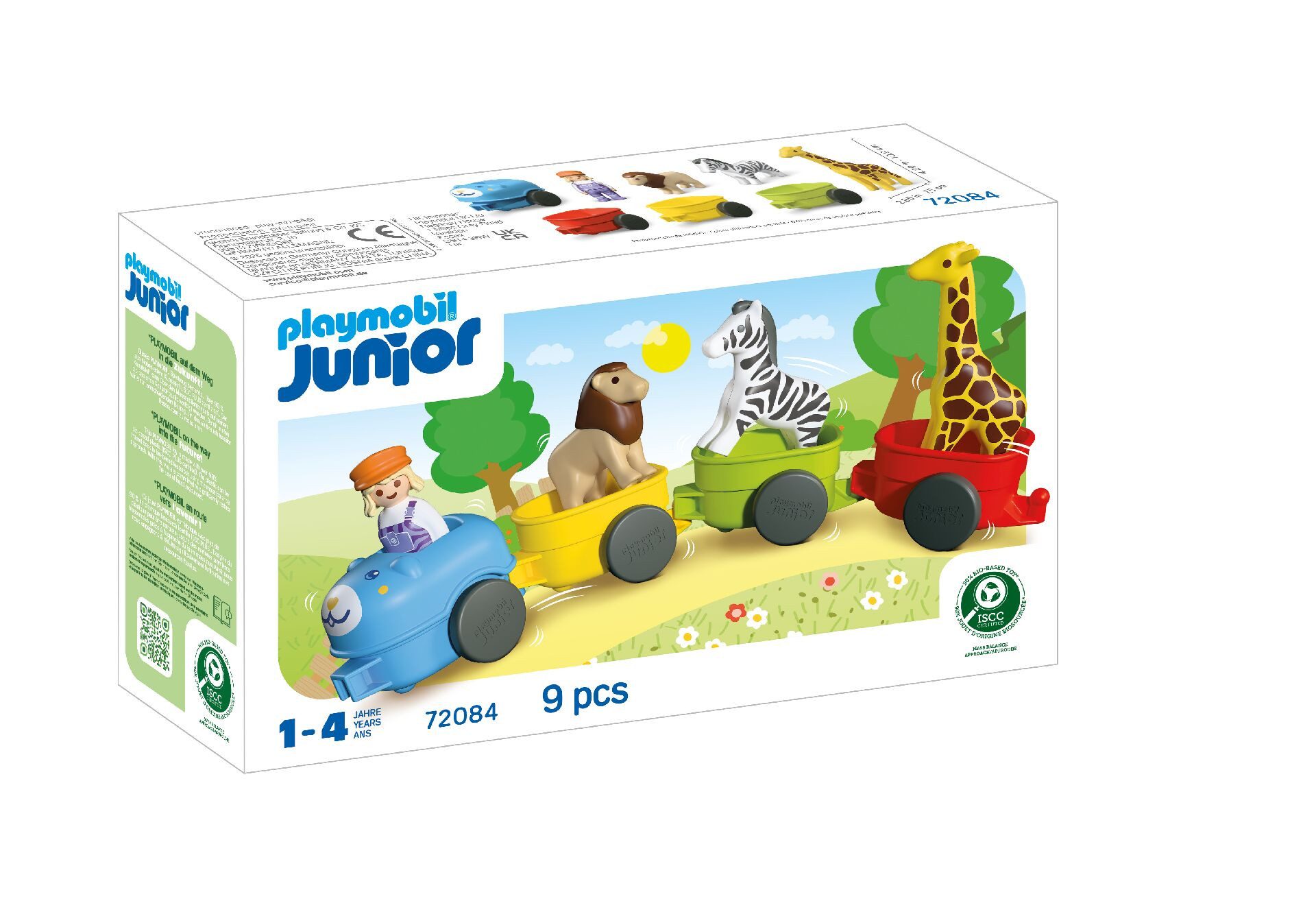 Playmobil® Tierzug (72084), JUNIOR Konstruktions-Spielset, Made in Europe
