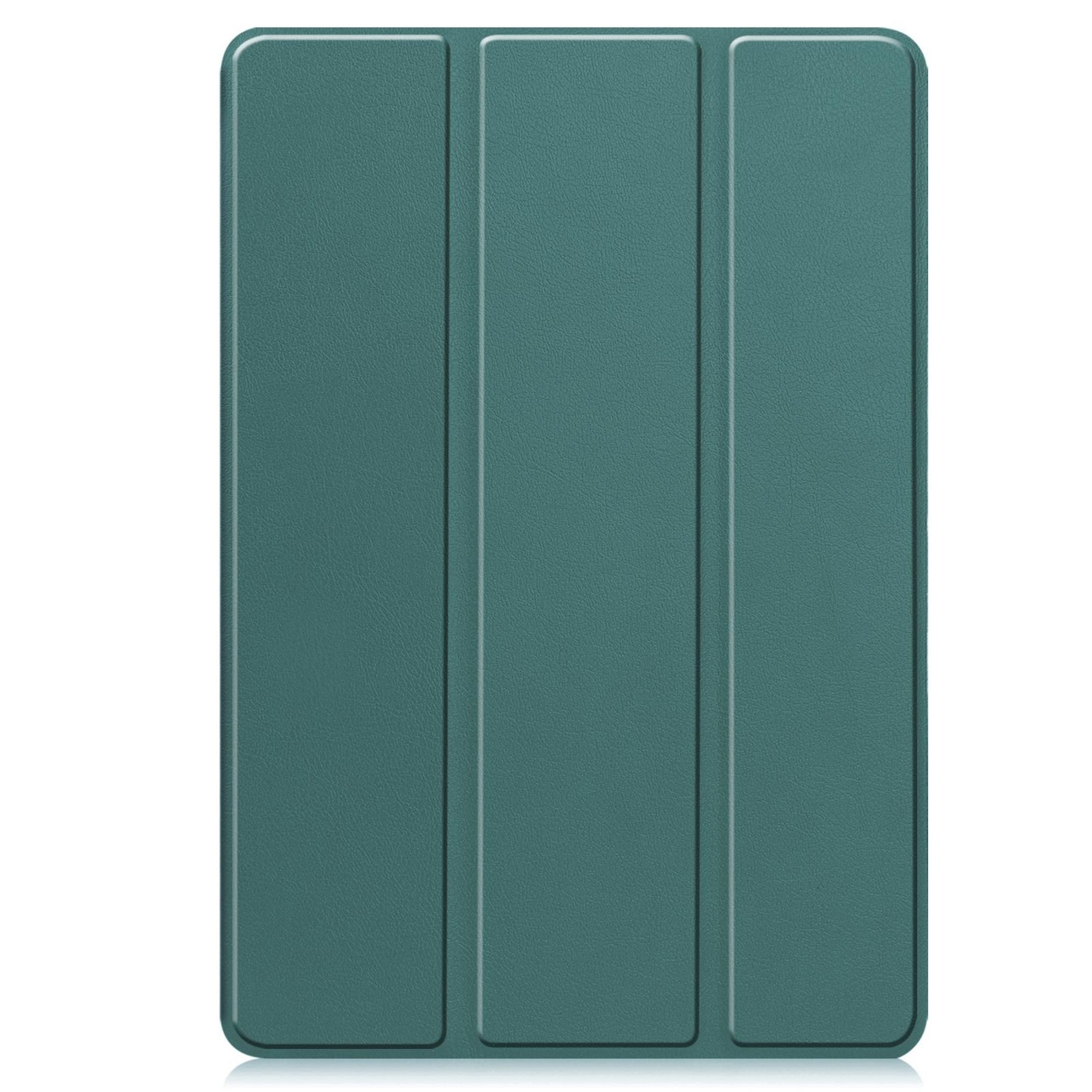 Wigento Tablet-Hülle Für Samsung Galaxy Tab S10 FE Plus 3folt Wake UP Tasche Hülle Grün, 3-Fach Halterung, Kratzfest, Leicht