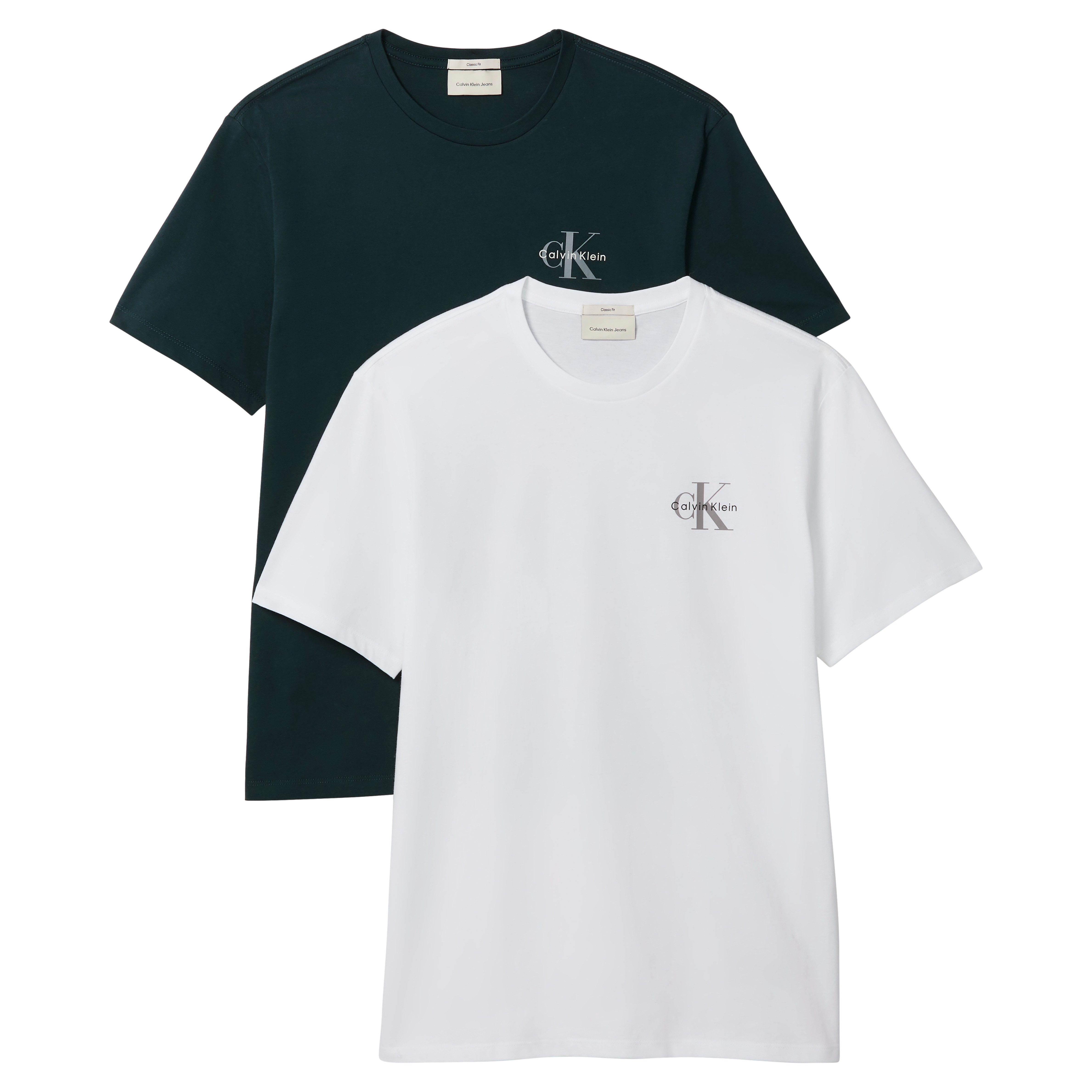 Calvin Klein Jeans T-Shirt CLASSIC MICRO MONOLOGO 2PK (Set, 2-tlg) Regular günstig online kaufen