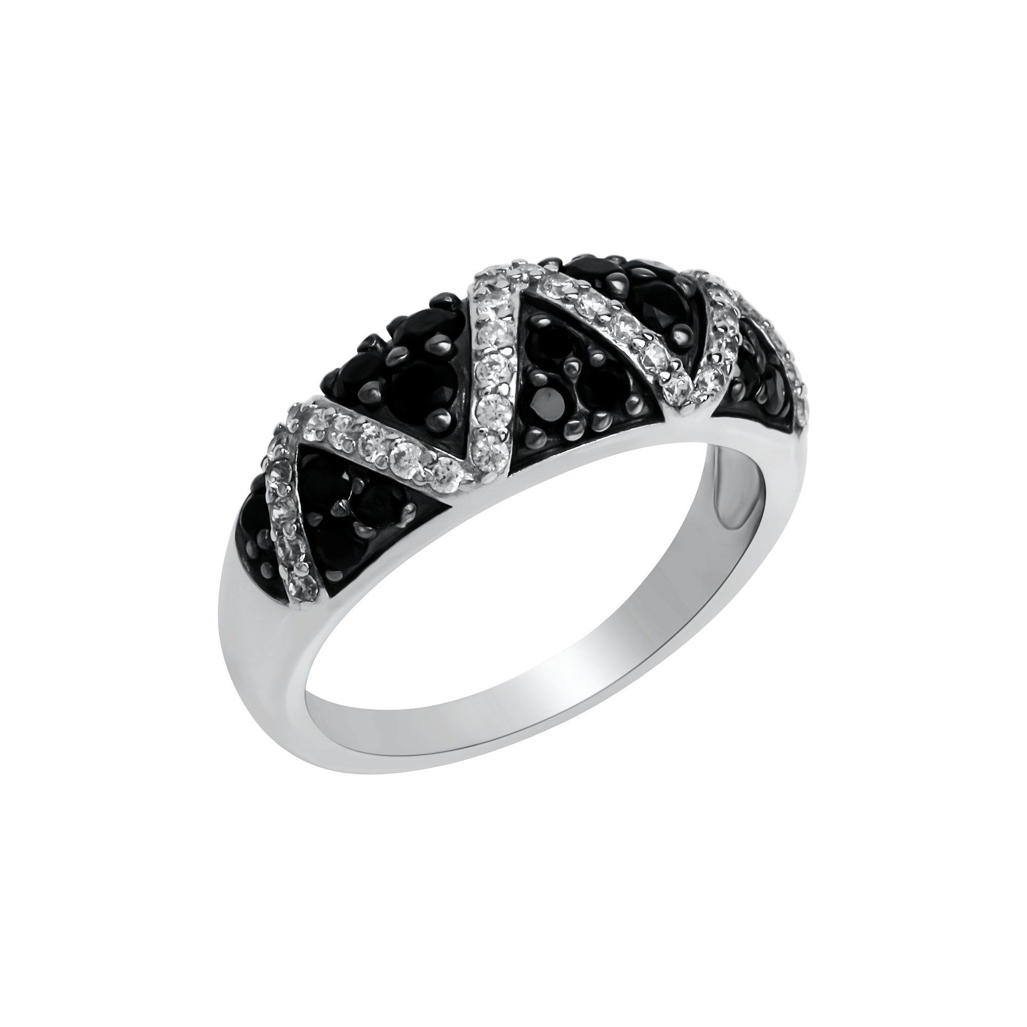 CELESTA Fingerring 925 Sterling Silber rhodiniert