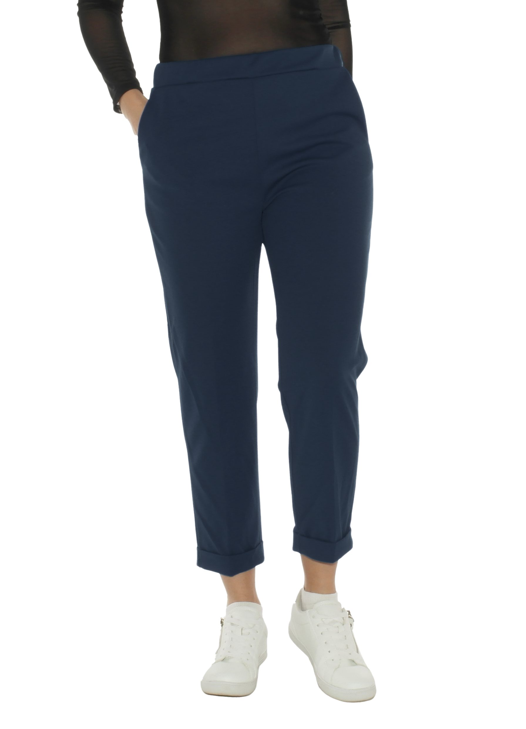 SYS Chinohose Chino-Twill Stoffhose Chino Damen 7/8 Hose Elegant Style Slim günstig online kaufen