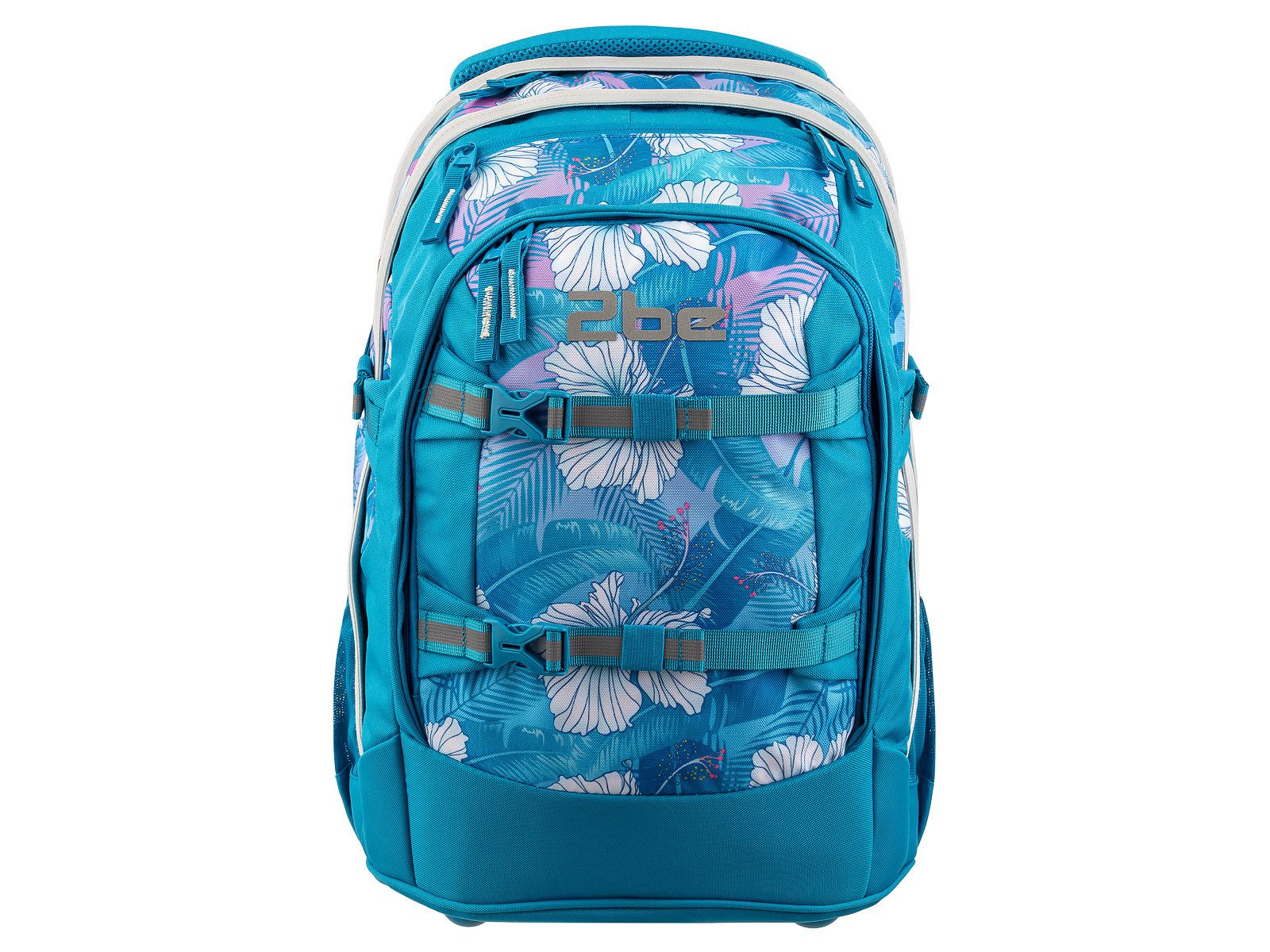 2be Schulrucksack schulrucksack 66321 School Backpack (Spar-Set, 1-tlg., mit Regenhülle), Laptopfach bis zu 15"