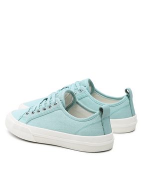Clarks Sneakers aus Stoff Roxby Lace 26164981 Turquoise Canvas Sneaker