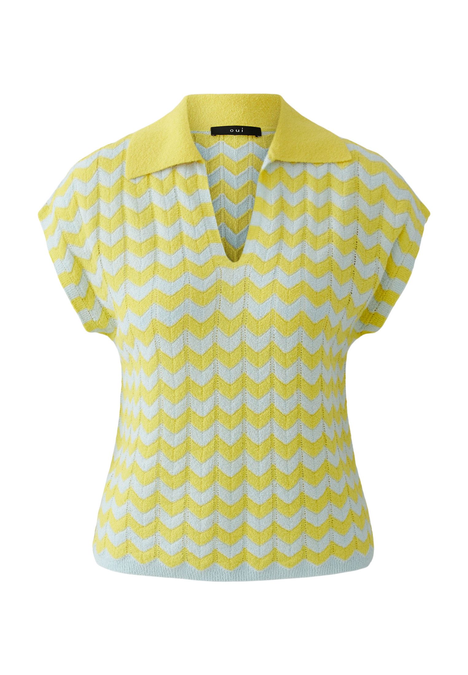 Oui V-Ausschnitt-Pullover
