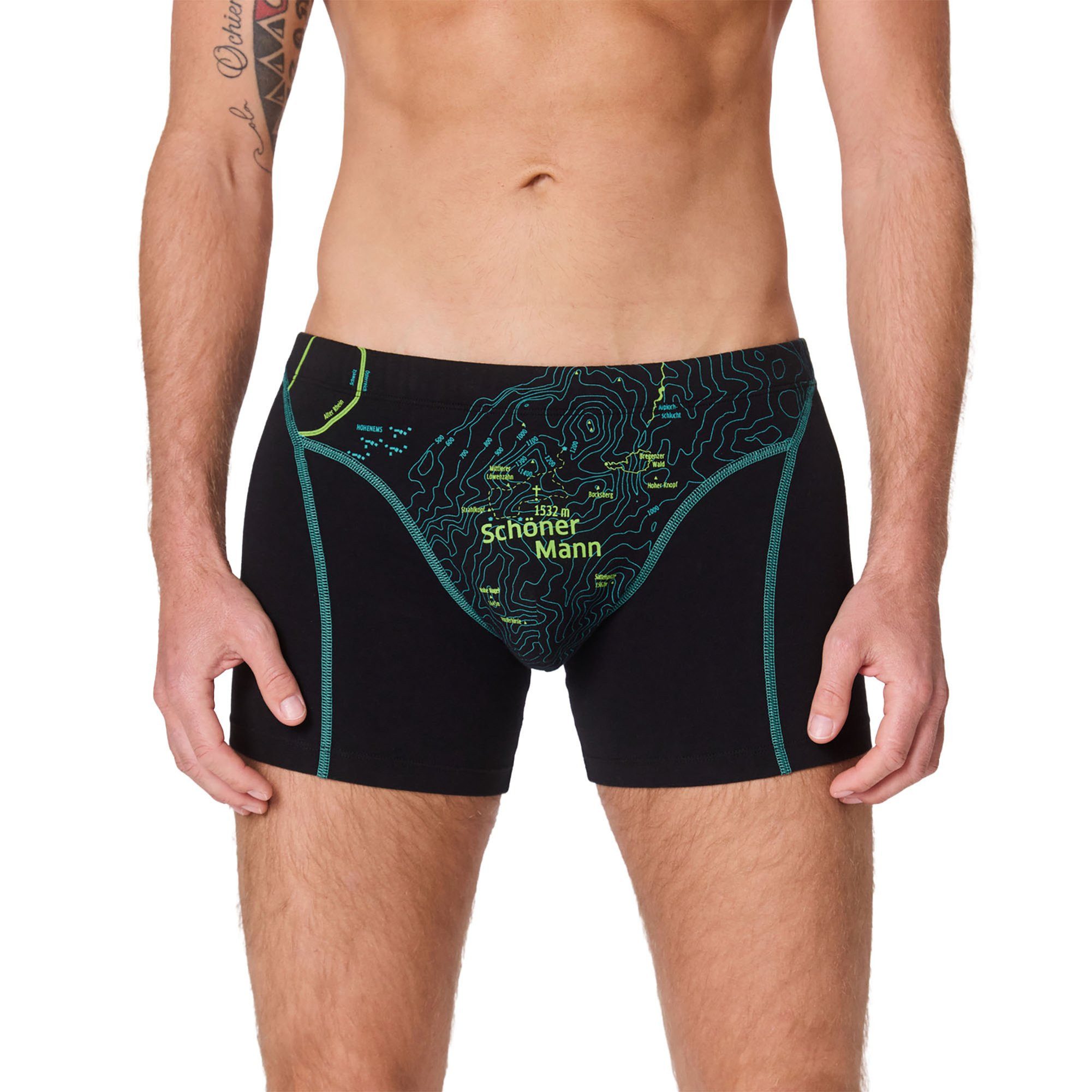 EIN SCHÖNER FLECK ERDE Boxer Herren Boxershort 1er Pack Baumwolle (Packung, 1er Pack)