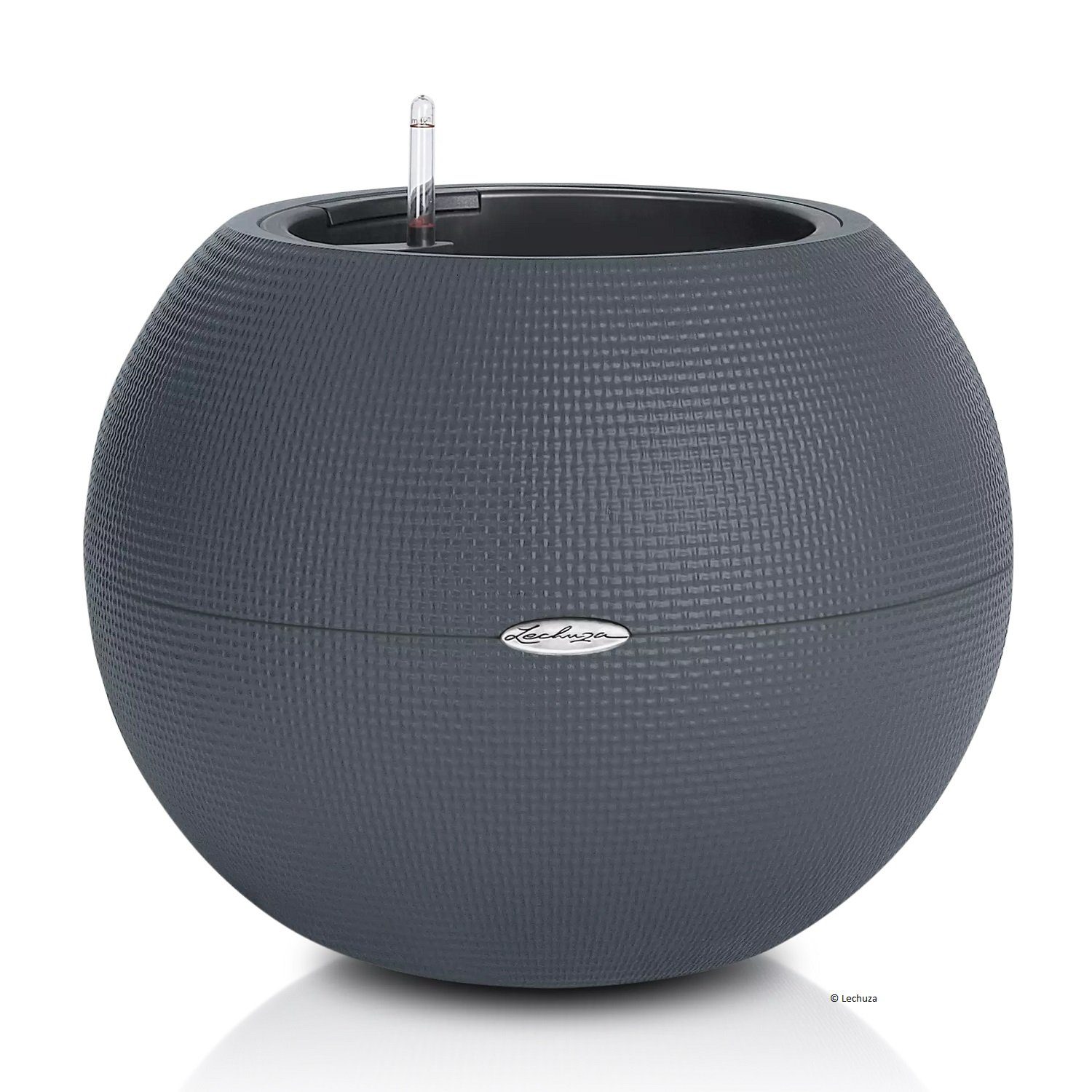 Lechuza® Blumentopf Puro Color 50 Komplettset schiefergrau (Komplettset)