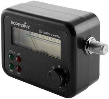 Poppstar SAT-Antenne (Satfinder (Sat Finder Messgerät, 19,5cm Verbindungskabel, Anleitung)