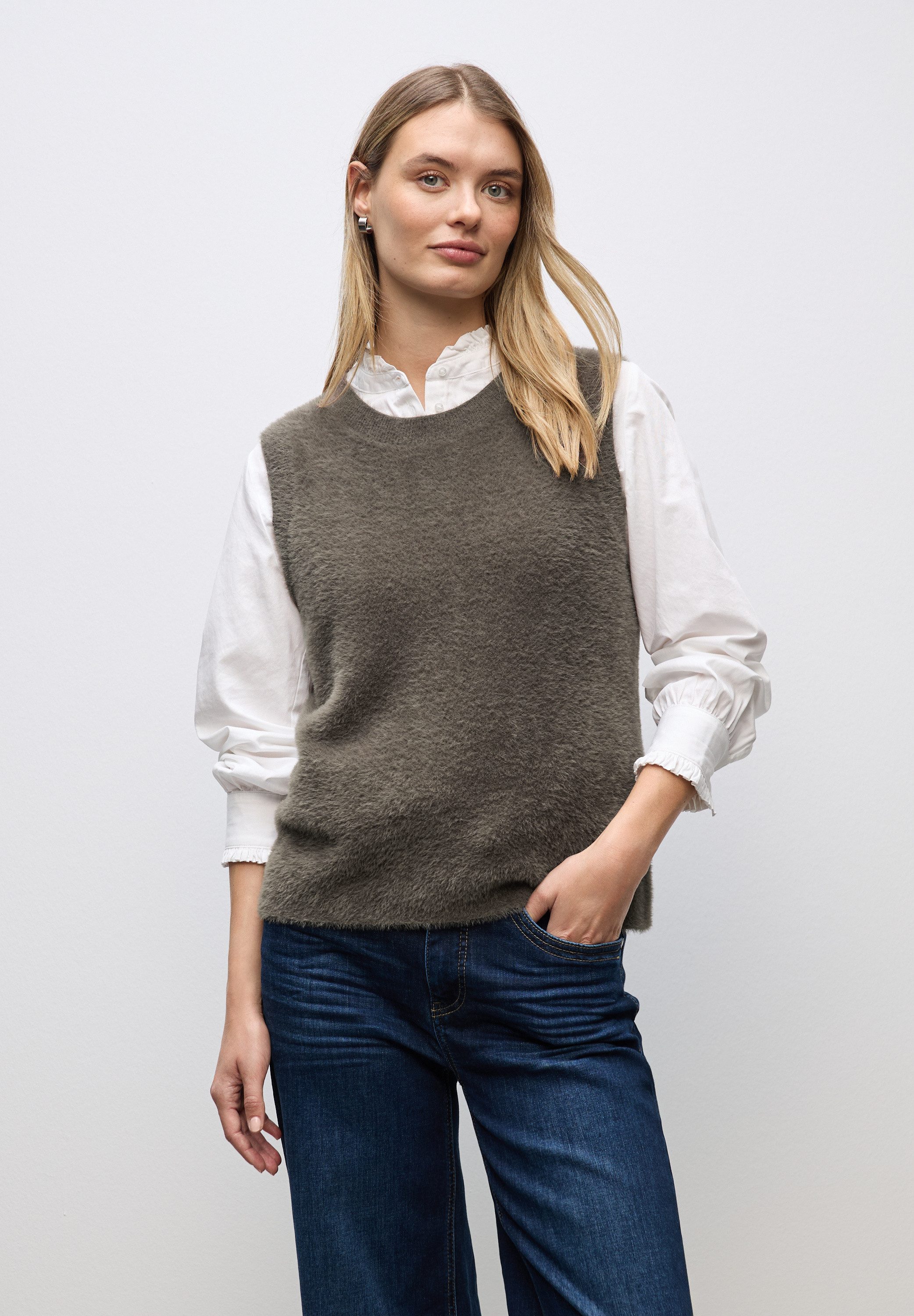 STREET ONE Pullunder aus kuschelig weicher Qualität, Regular Fit günstig online kaufen