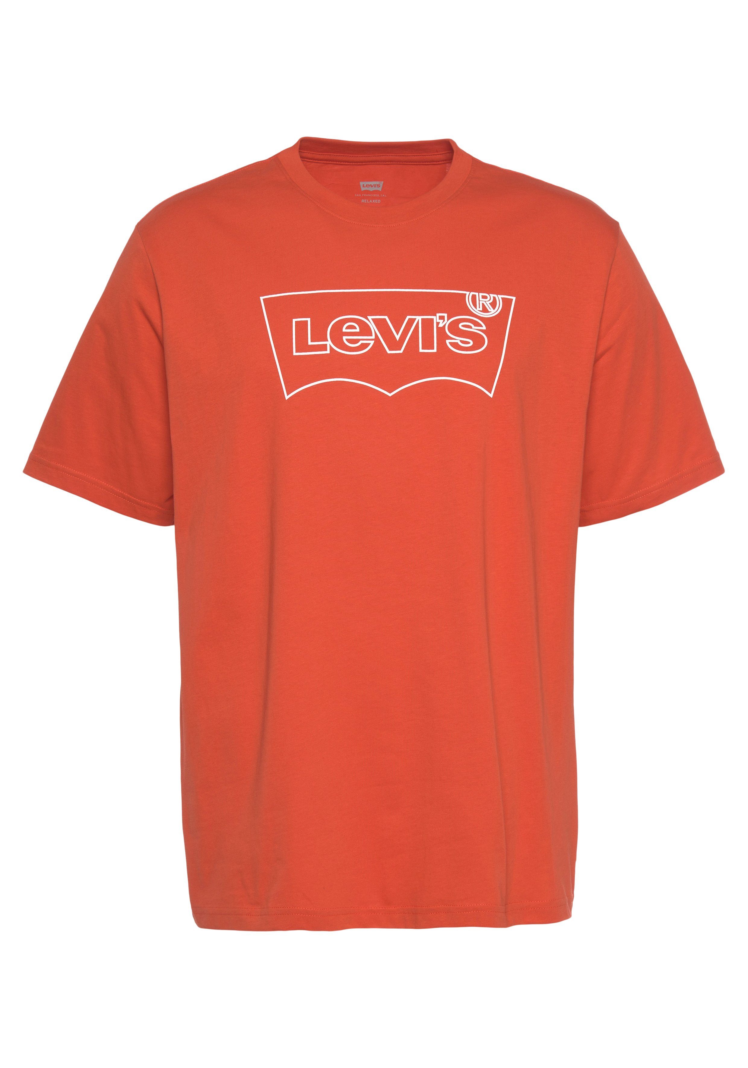 Levi's® T-Shirt RELAXED FIT TEE mit Markenlogo-Aufdruck orange