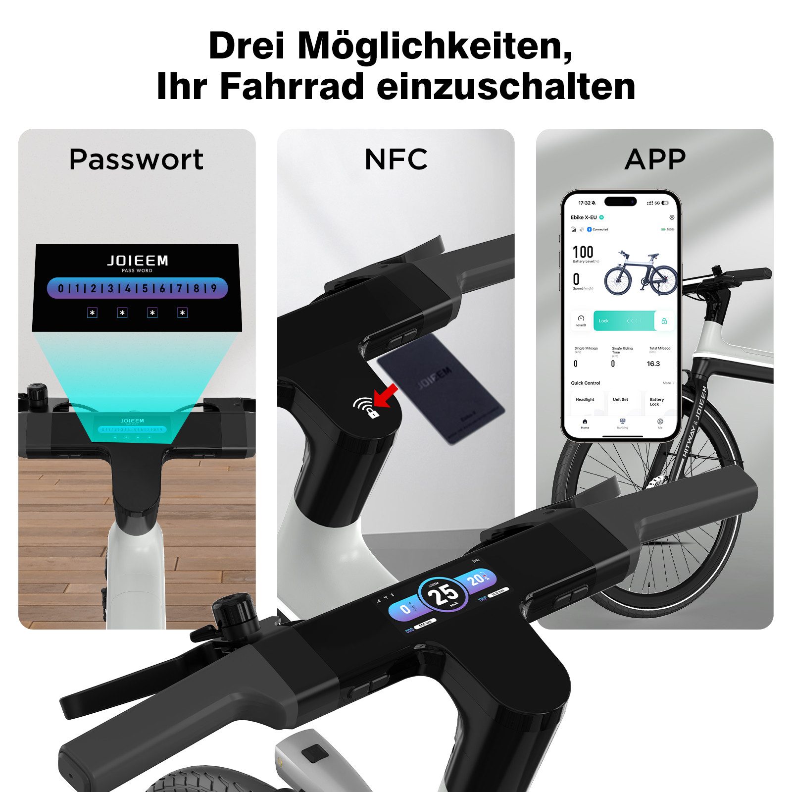 HITWAY E-Bike City Bike 29 Inch Electric Bicycle with 4G GPS Tracking, Max. 70km Range, 1 Speed, Derailleur Gears, 250W Rear Motor, 345.6 Wh, (1 piece), Samsung Battery Smart E-City Bike, Anti-Theft System & IPX5