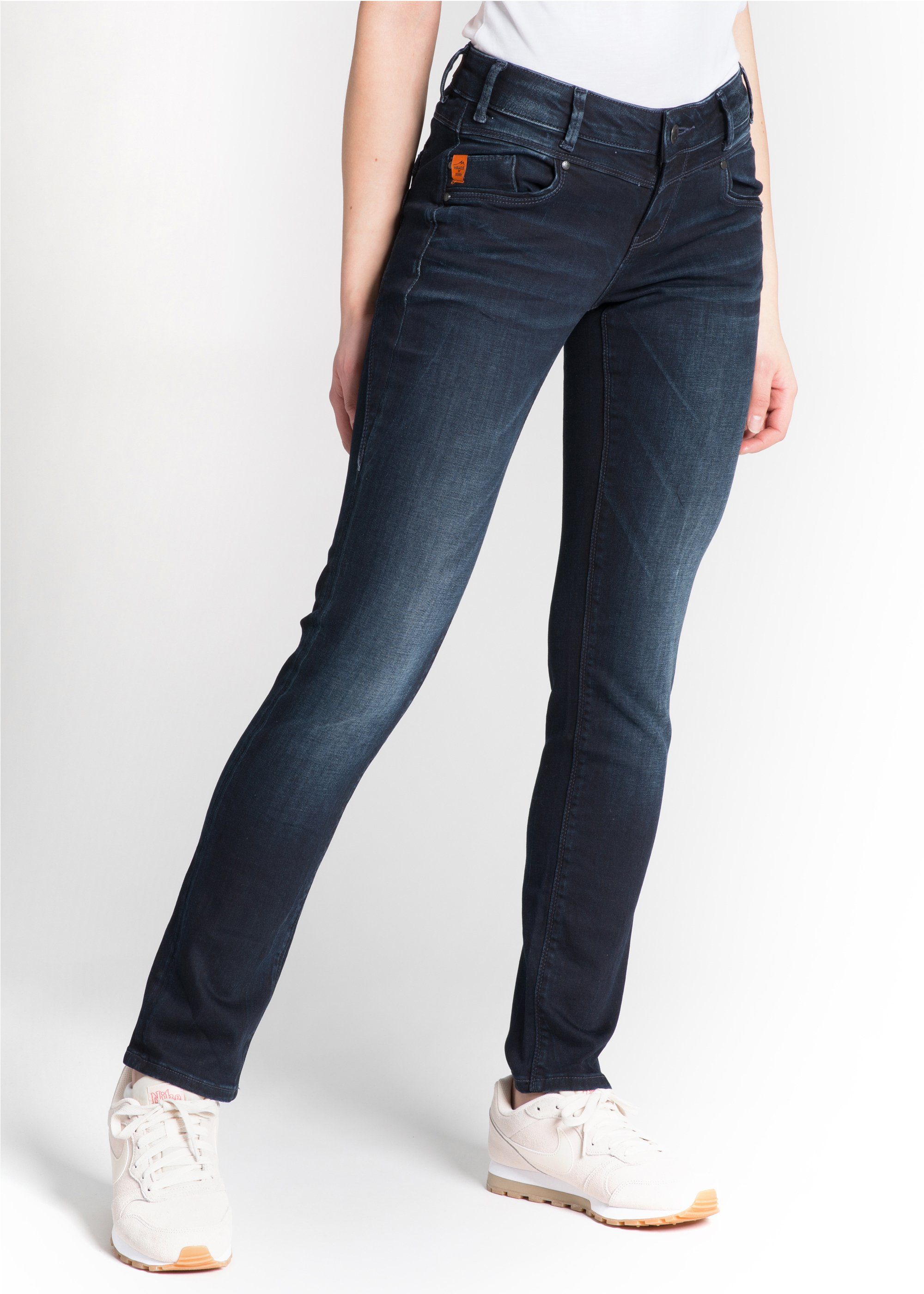 Miracle of Denim Regular-fit-Jeans Rea mit Elastan Elegant Blue