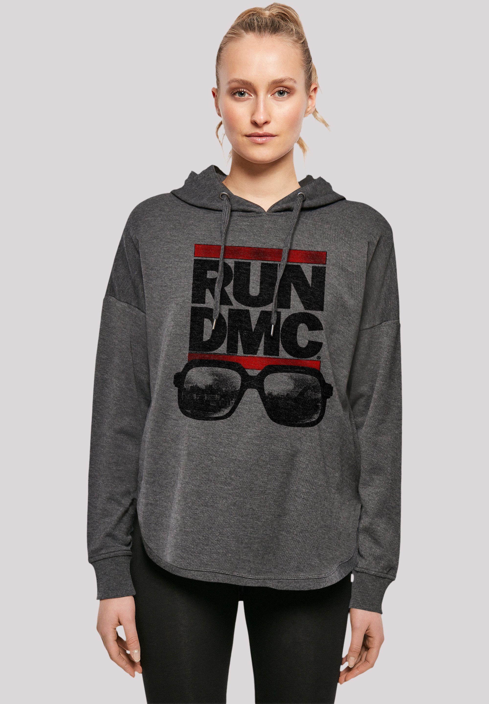 F4NT4STIC Sweatshirt Run DMC Hip-Hop Music Band NYC Musik,Band,Logo charcoal