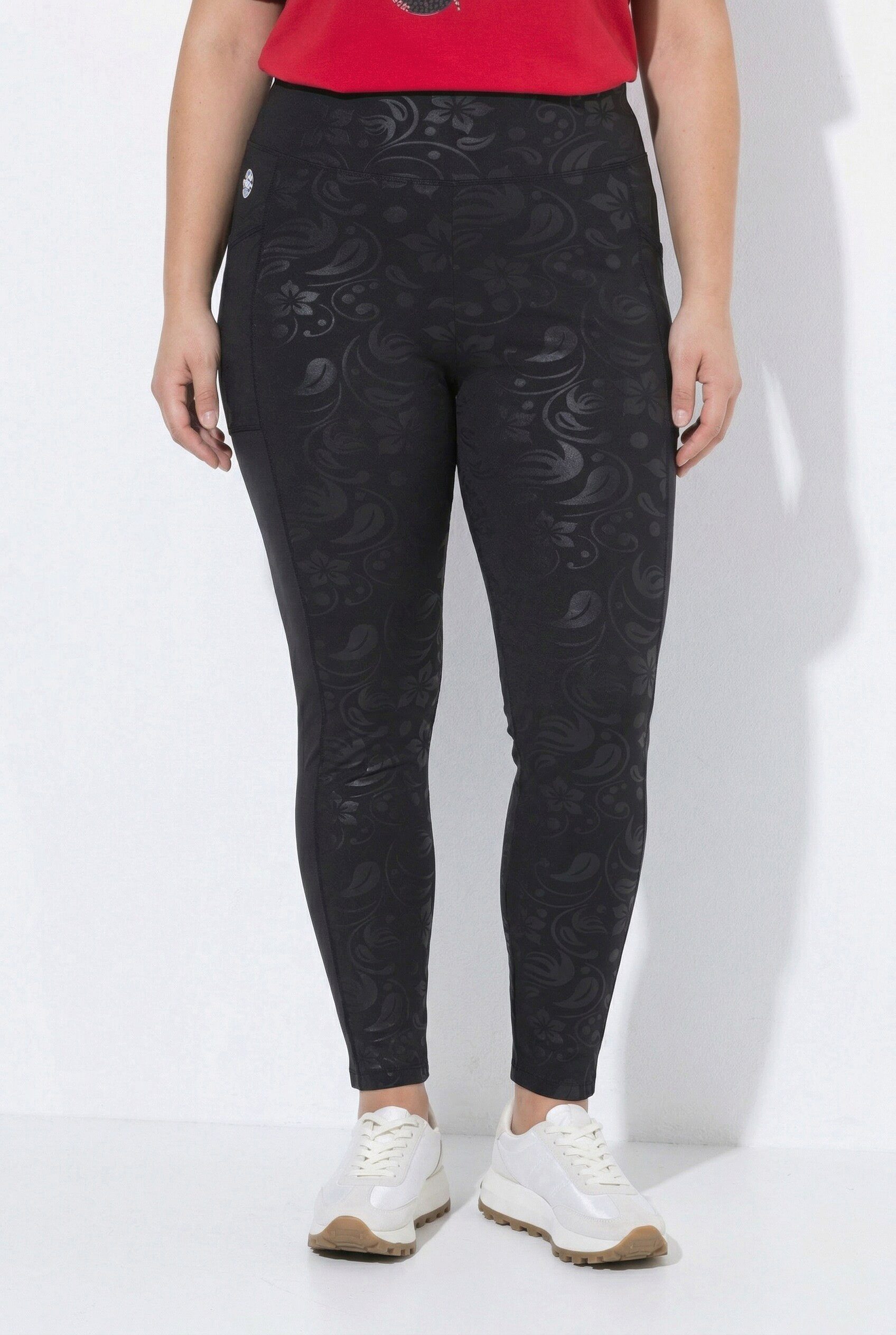 Ulla Popken Leggings Sportleggings High Waist schnelltrocknend