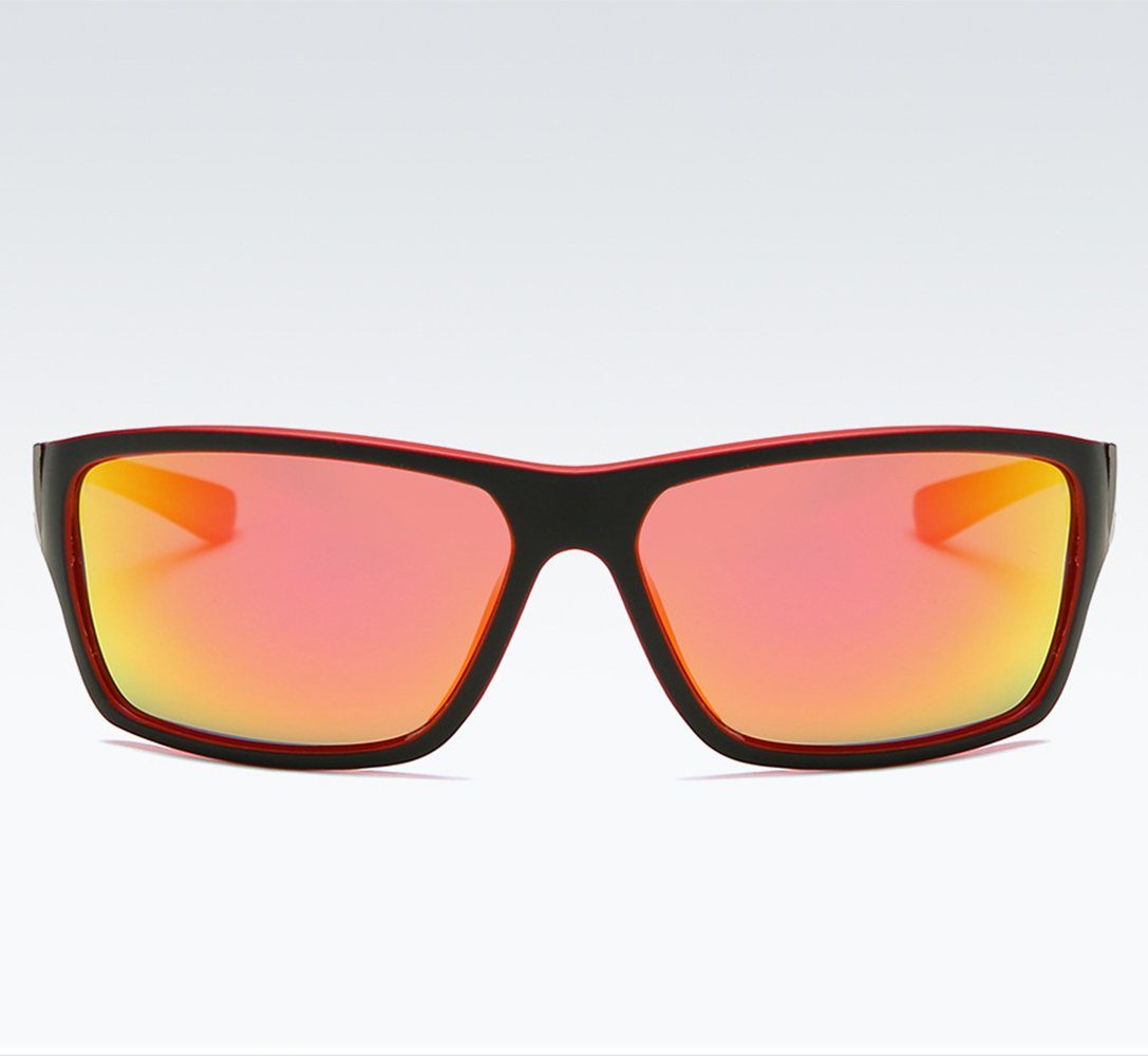 Sonnenbrille Sonnenbrille GelldG rot Sportbrille Herren Damen Sport Polarisierte Stück für 2