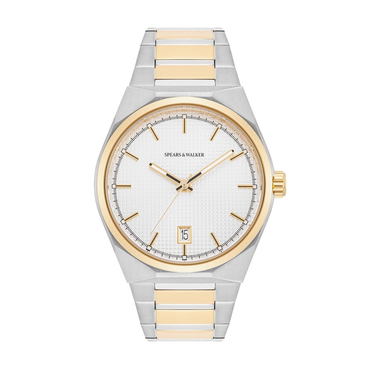 Spears & Walker Quarzuhr silber/gelbgold