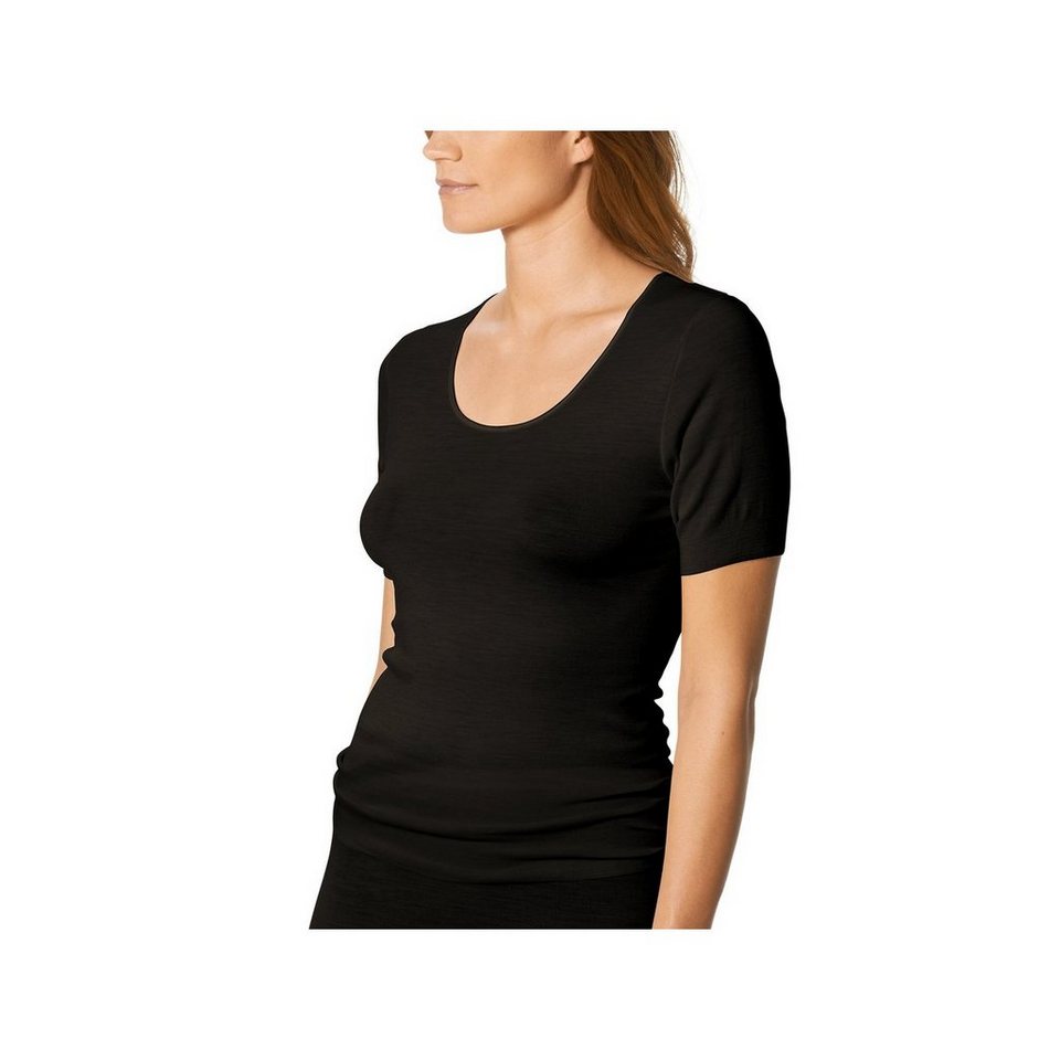 Mey Thermounterhemd Mey Shirt Serie Exquisite 66576 schwarz (1 Stück,  1-St., 1 Stück) wärmend, Gutes Preis-Leistungs-Verhältnis