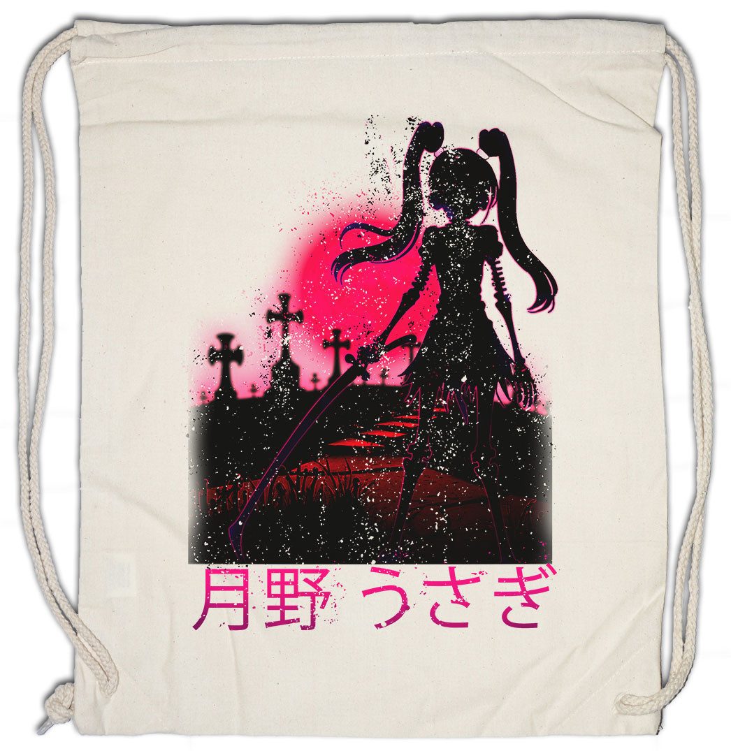Urban Backwoods Turnbeutel Full Moon Cemetary Turnbeutel Anime Horror Sailor Girl Usagi Tsukino (1-tlg), Princess Serenity Wild Rabbit