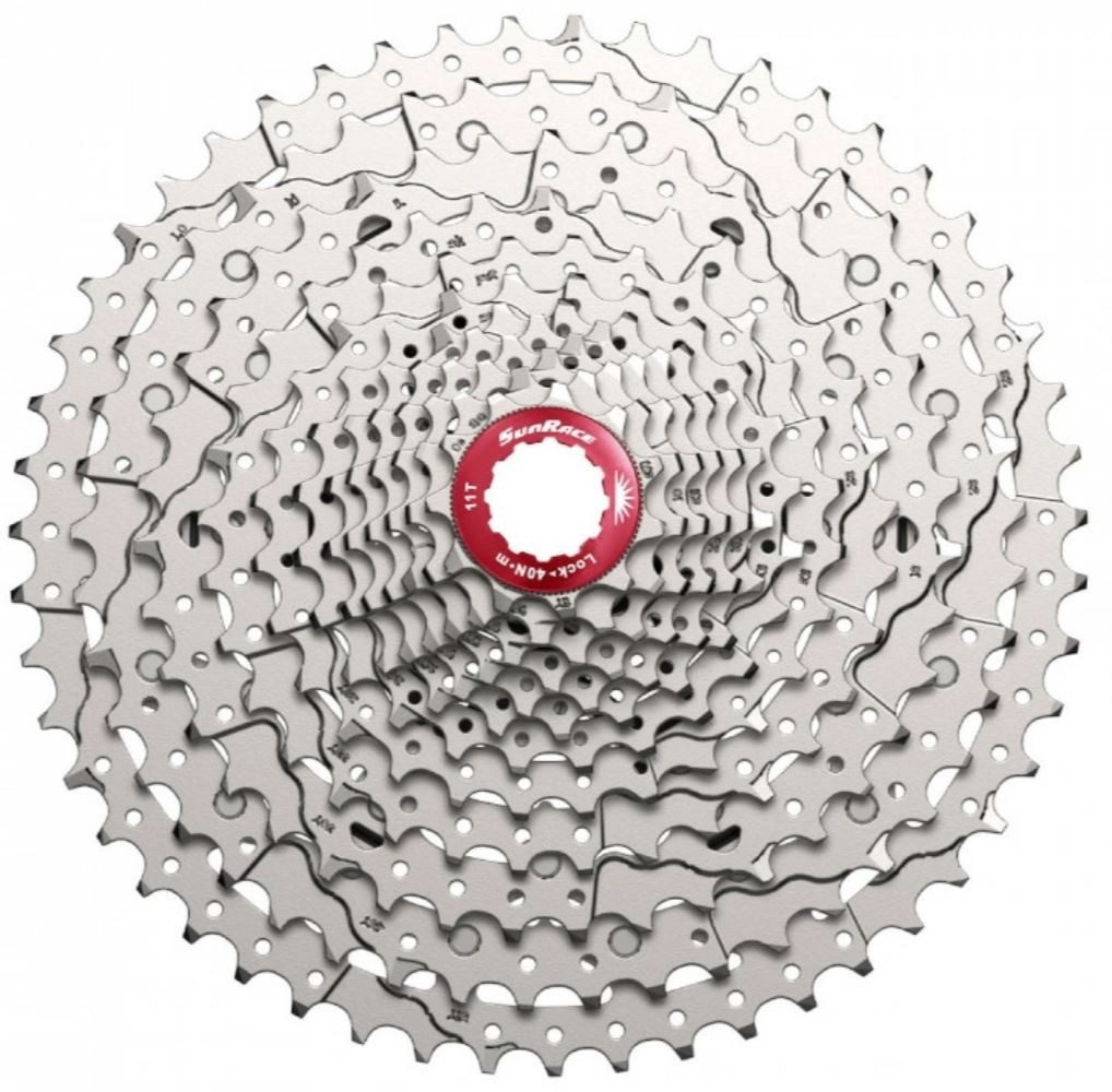 SunRace Fahrradkurbel SunRace Kassette CSMZ800 12-Fach 11-51 Z silber