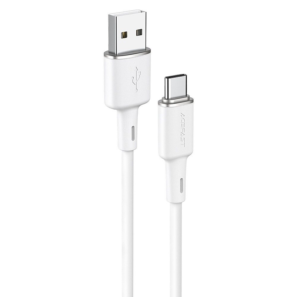 Acefast Ladekabel Datenkabel Schnellladekabel USB-Kabel, USB-A, USB-C (120.0 cm), Nylongeflecht, Aluminiumstecker, 3 A, Quick Charge