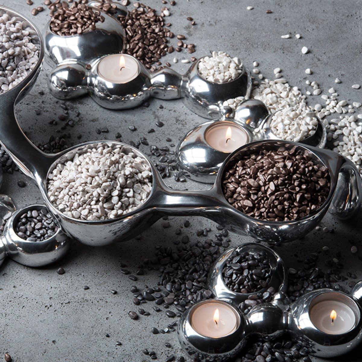 Eurosand Dekokies NUGGETS metallic 6-8mm. 1kg.