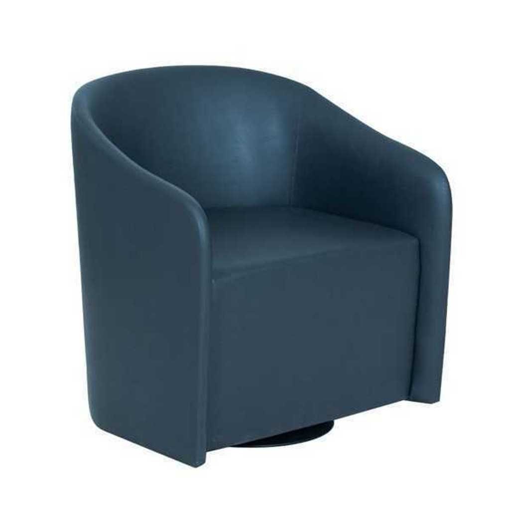 Einsitzer (1-St., Made Textilsessel Neu Sessel 1x Relaxsessel Sessel Blauer Moderner in Europa Designer Sessel), JVmoebel