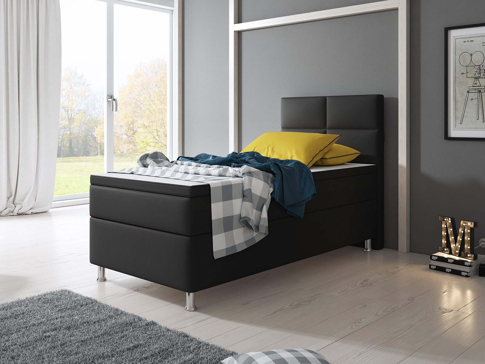 inter Boxspringbett Miami 90x200 cm inkl. günstig online kaufen