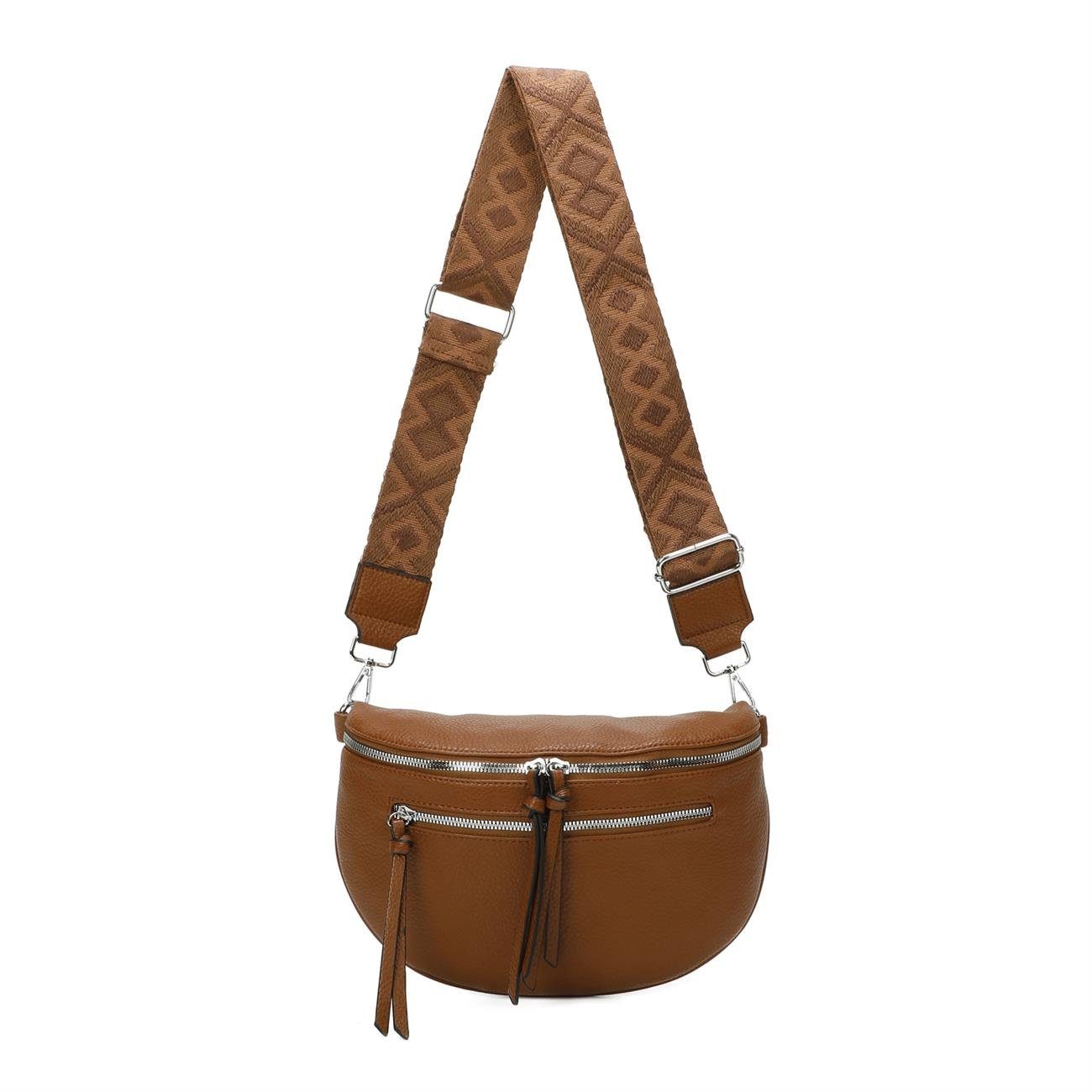 ITALYSHOP24 Schultertasche Damen Brusttasche Umhängetasche CrossBody günstig online kaufen