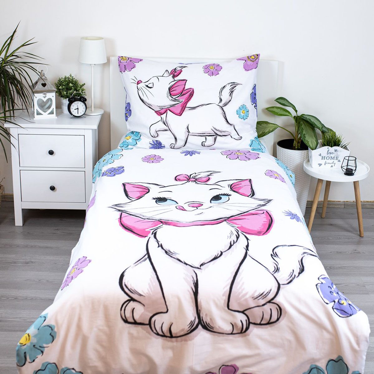 Disney Kinderbettwäsche Marie Cat, Renforcé, 2 teilig
