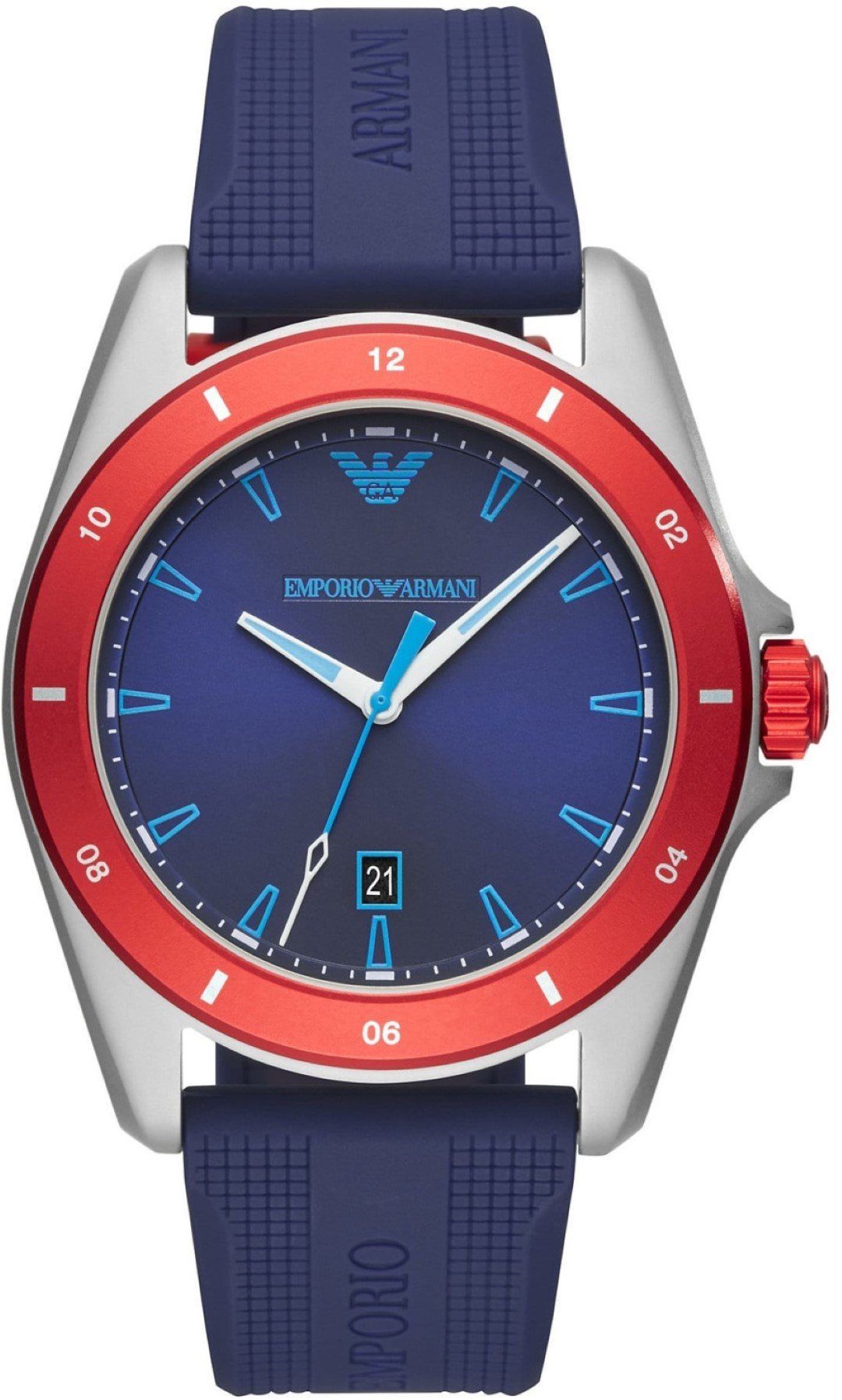 Emporio Armani Automatikuhr »Emporio Armani AR11217 Herren Armbanduhr,  Silber/R« online kaufen | OTTO